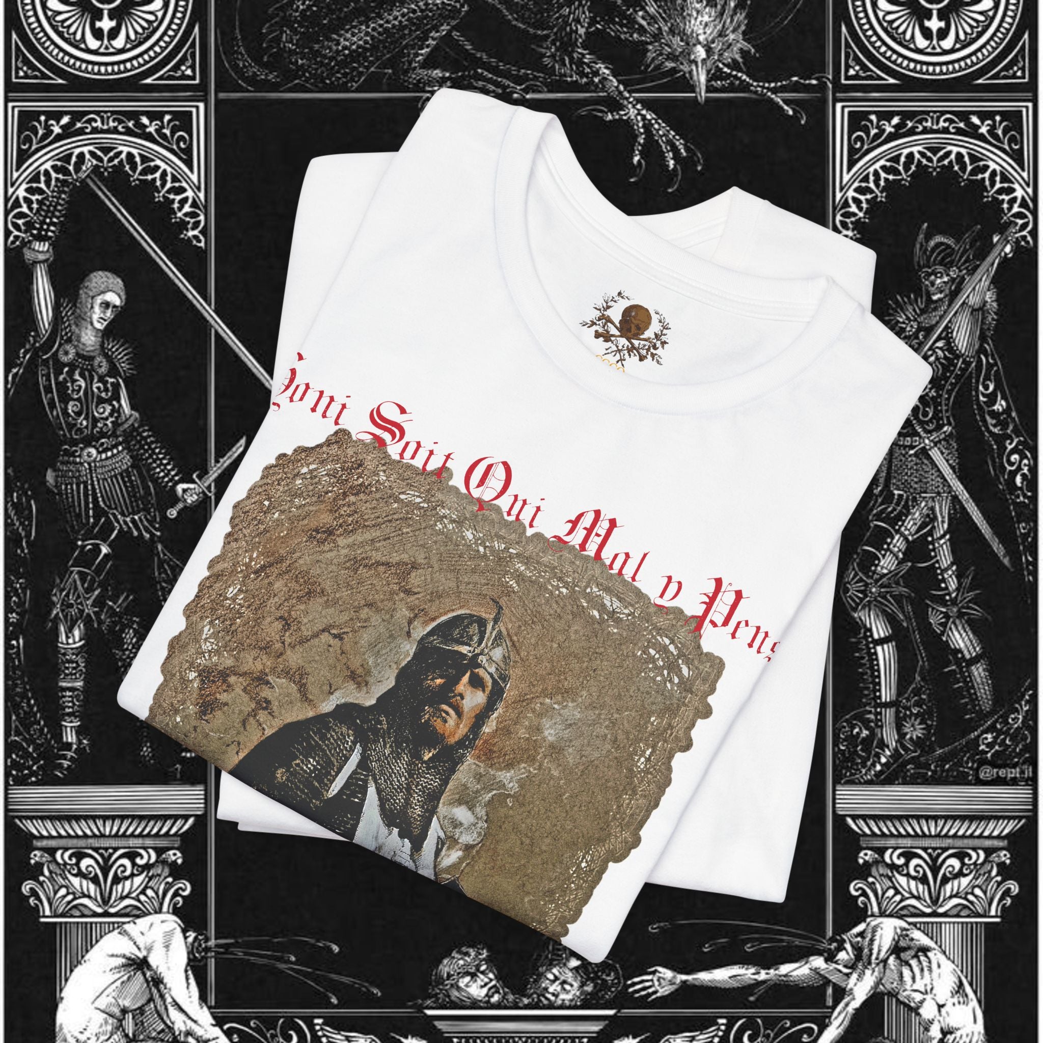 The Knight's Rest Medieval Fantasy Graphic T Shirt