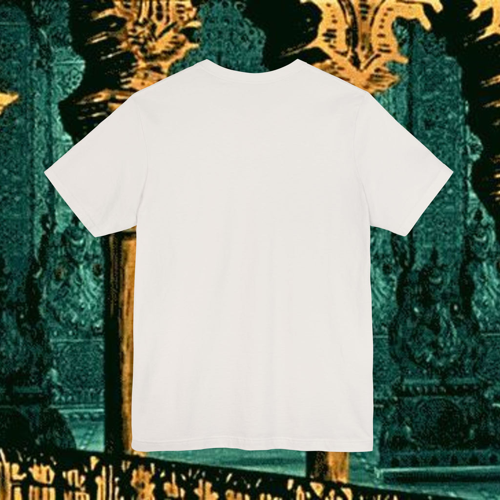 Mythic Vitalism, Sanguis Christianus Vetus Exploration and Adventure Inspired Graphic T Shirt Front Version