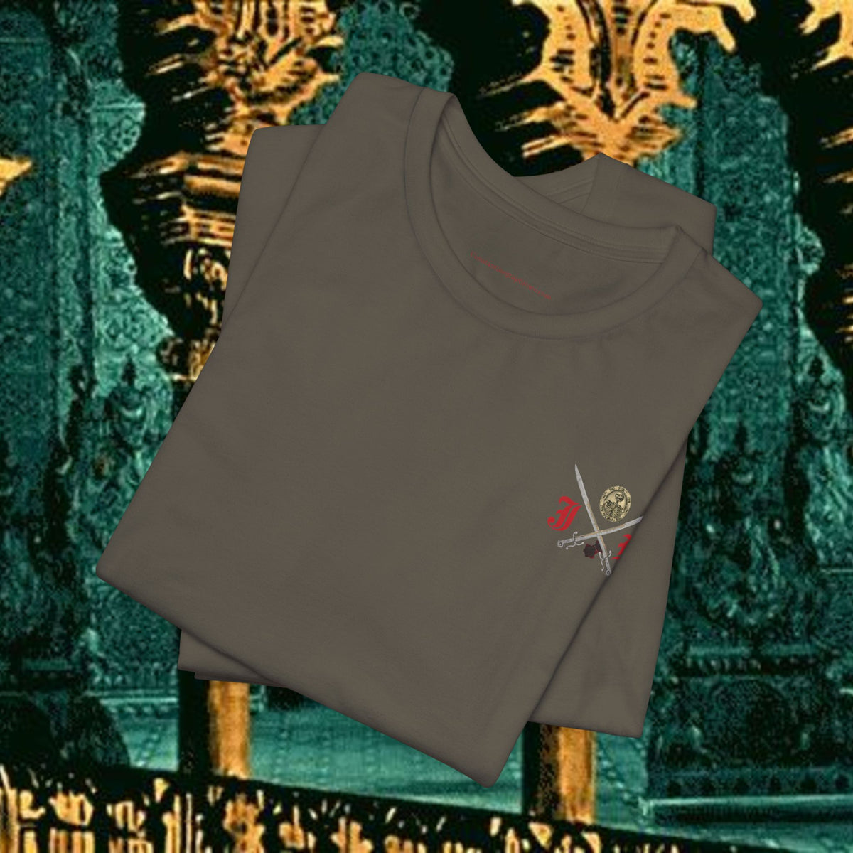 Mythic Vitalism, Sanguis Christianus Vetus Exploration and Adventure Inspired Graphic T Shirt Back Version