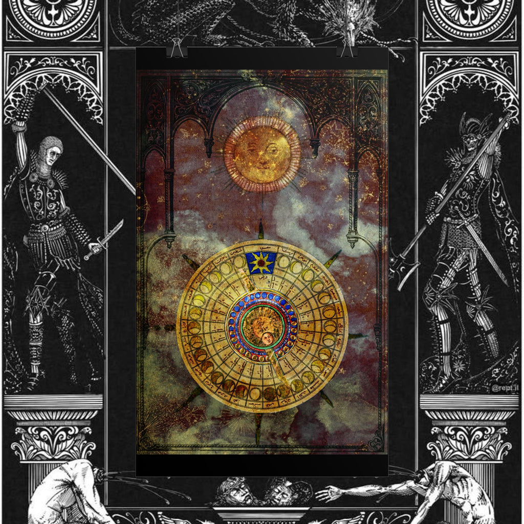 The Dials of the Cosmos Medieval Fantasy Inspired Prints