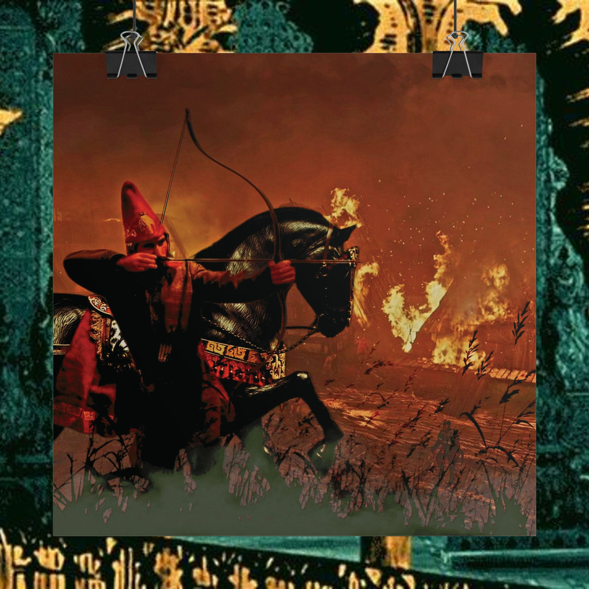 Sons of the Steppe: The Warrior's Conquest Early Medieval Inspired Fine Art Print