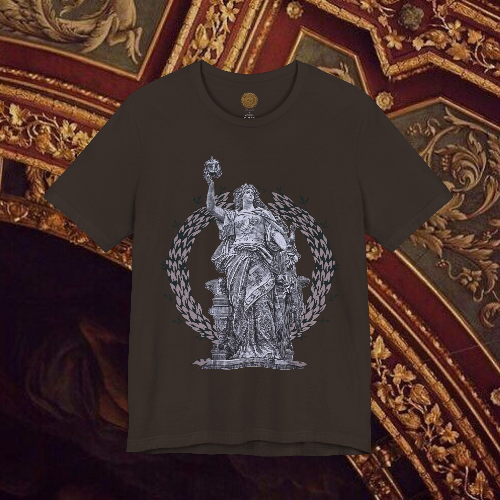Goddess Victory Neo-Classical Inspired Graphic T-Shirt