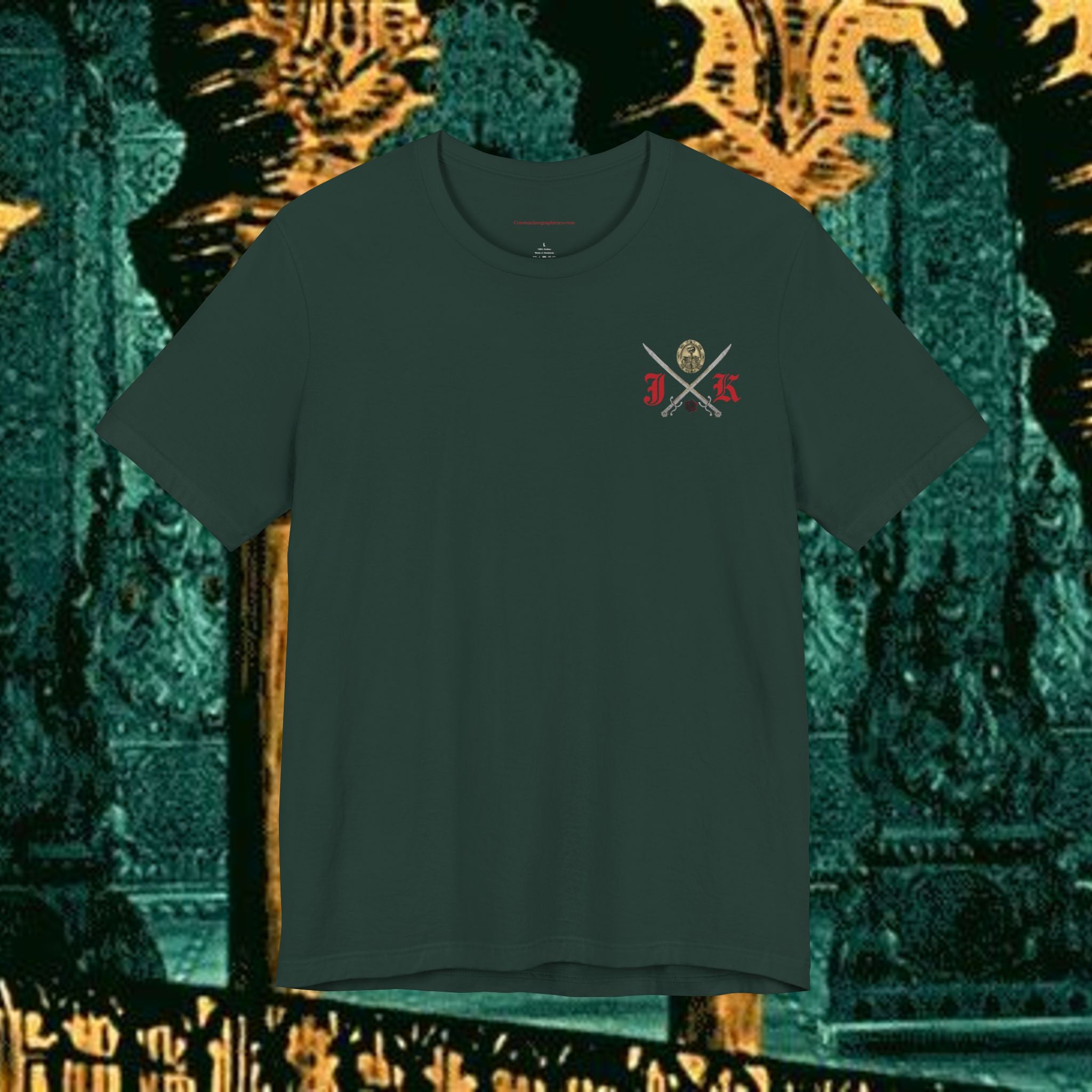 Sons of the Steppe Mythical Medieval Inspired Graphic T Shirt Back Version