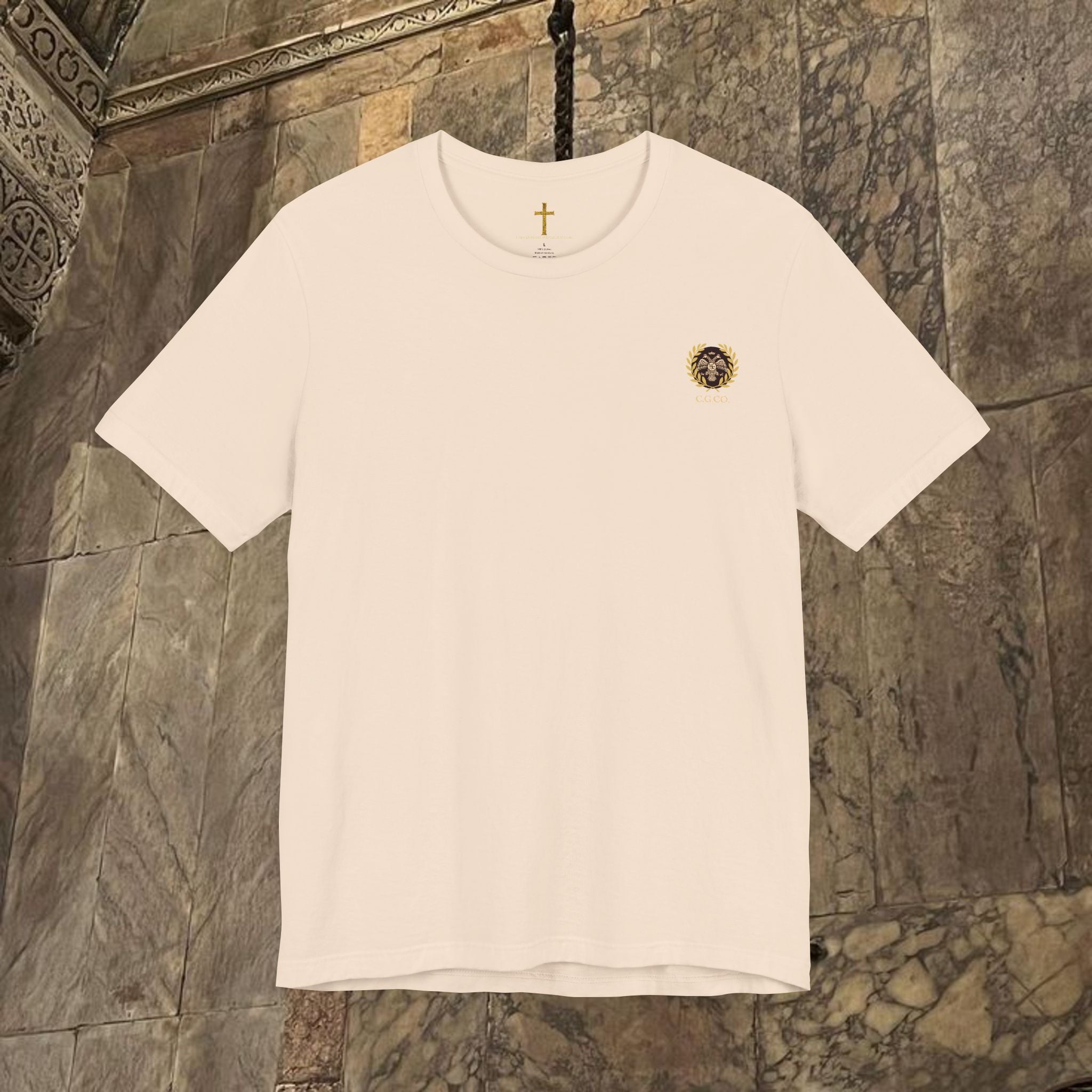 The Kings Fate Byzantine Inspired Cotton Graphic T-shirt Back version