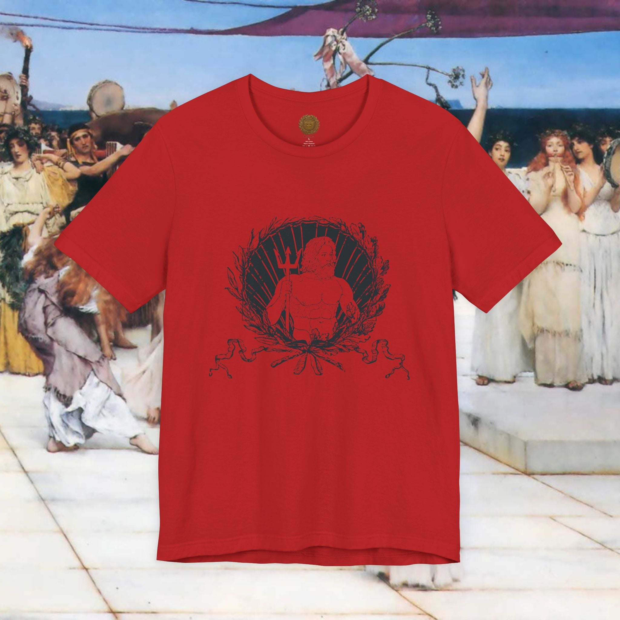 Neptune's Domain Graphic T Shirt – Roman God of the Sea   Mythology