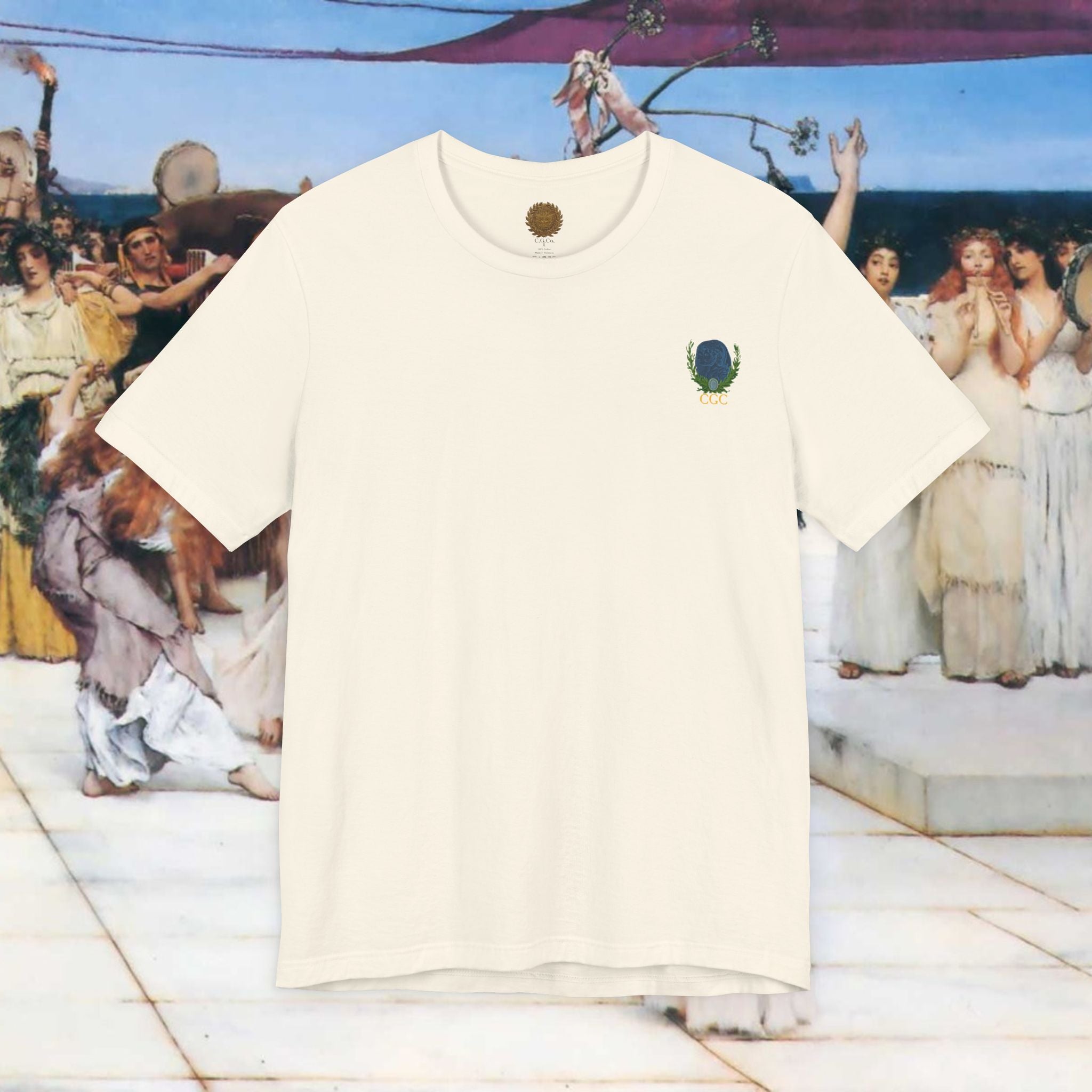 Roman Warrior Plumed Helmet Cameo T-Shirt