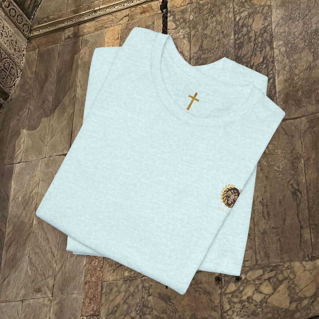 The Kings Fate Byzantine Inspired Cotton Graphic T-shirt Back version