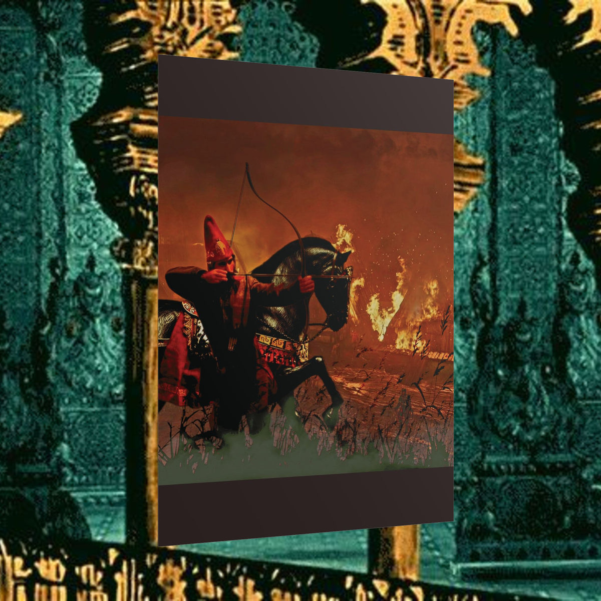 Sons of the Steppe: The Warrior's Conquest Early Medieval Inspired Fine Art Print