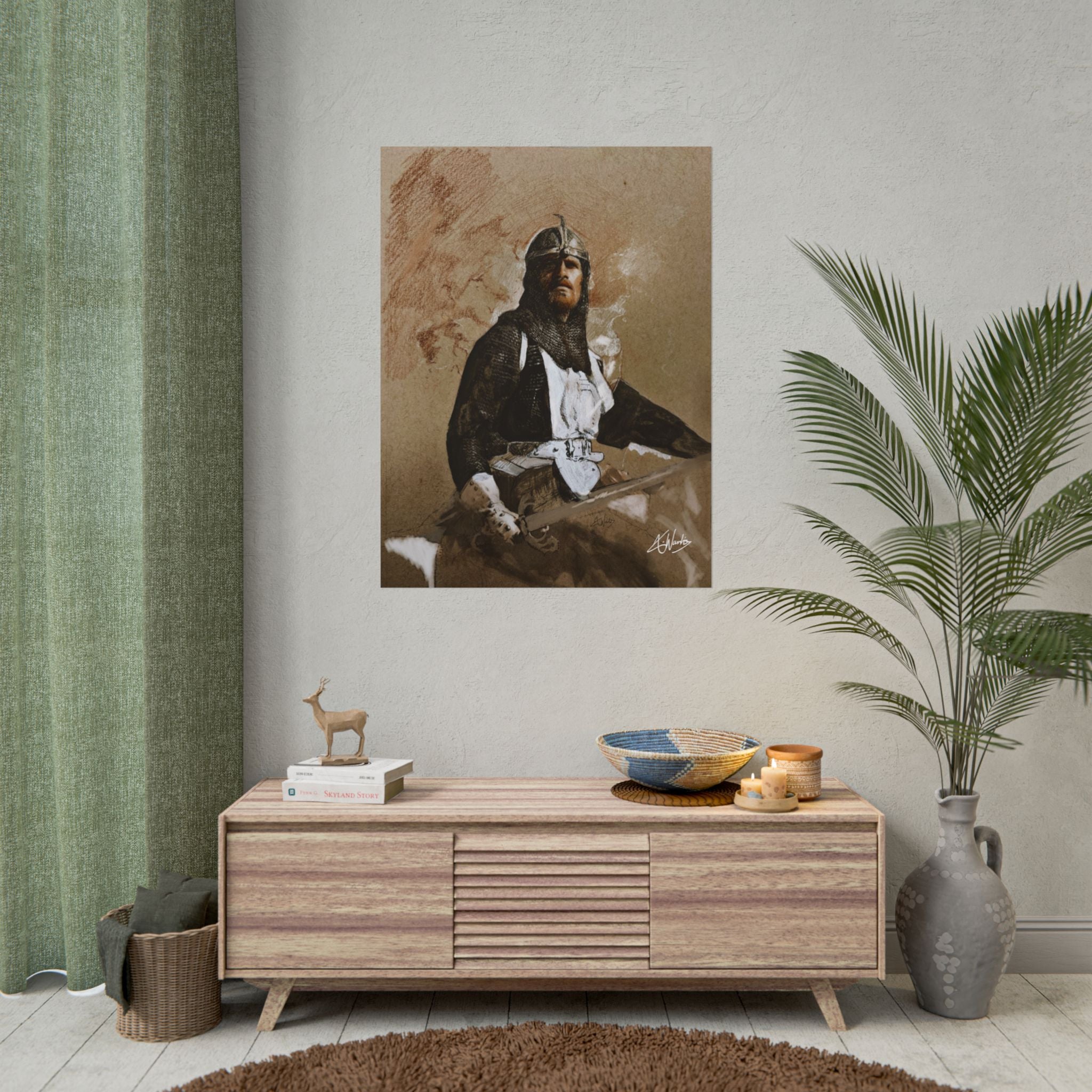 The Knight's Rest Medieval Fantasy Print