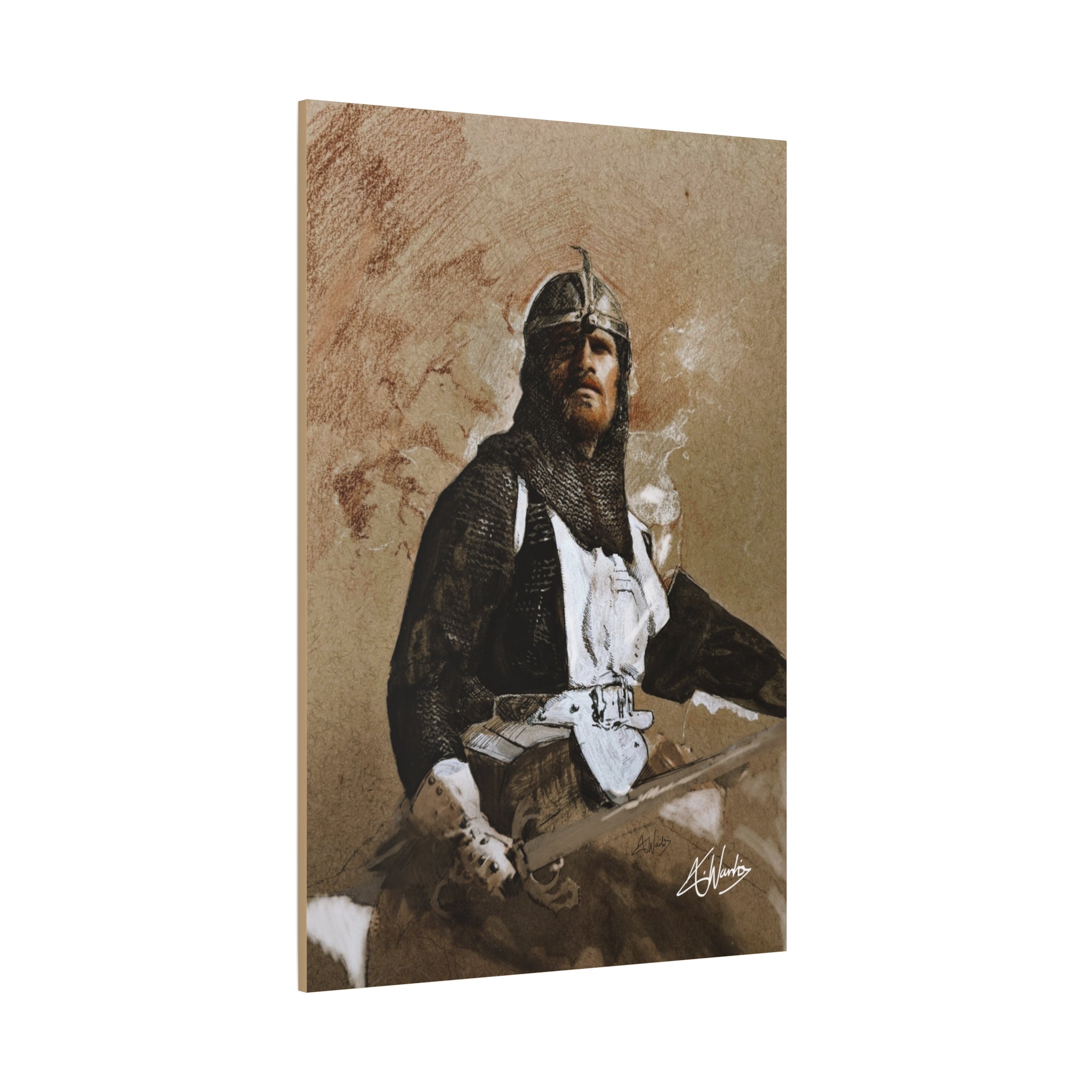 The Knight's Rest Medieval Fantasy Canvas