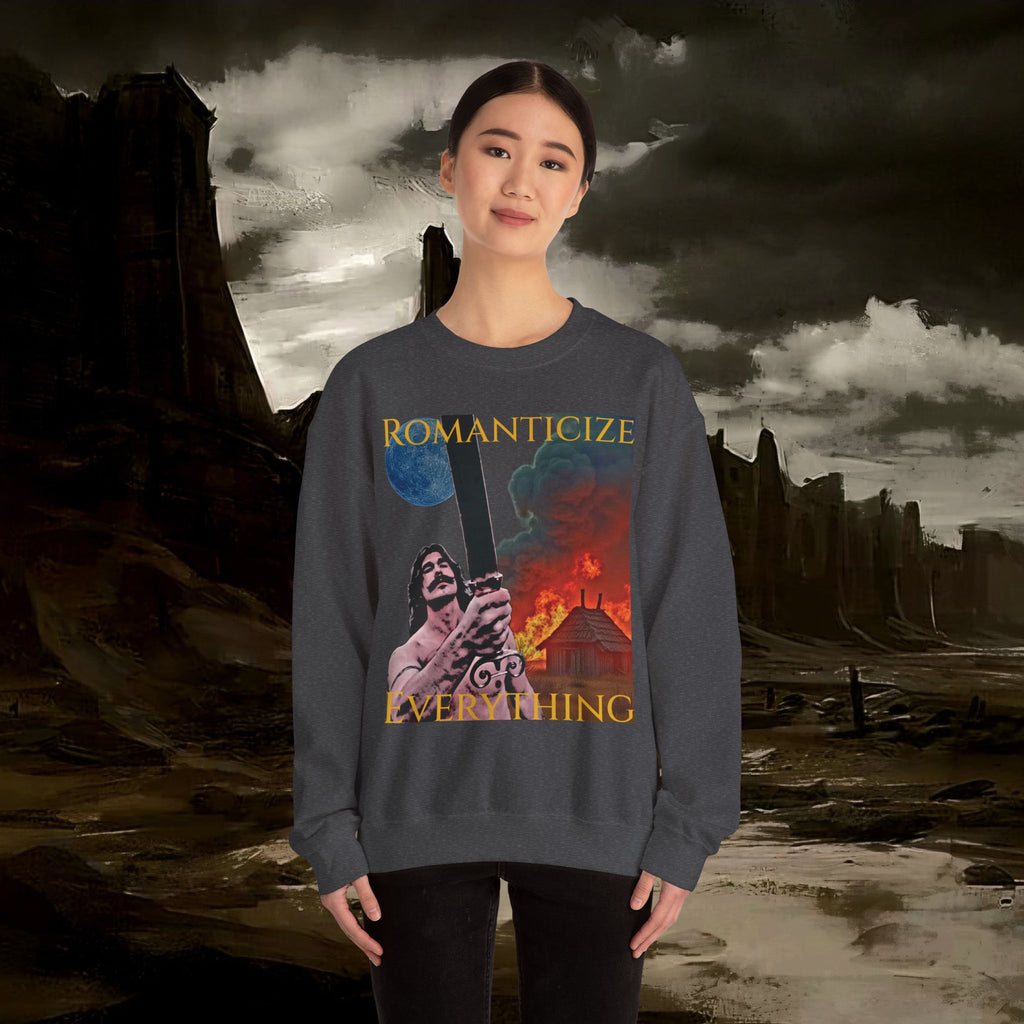 The Barbarian's Mirror, Unisex Crewneck Graphic Sweatshirt