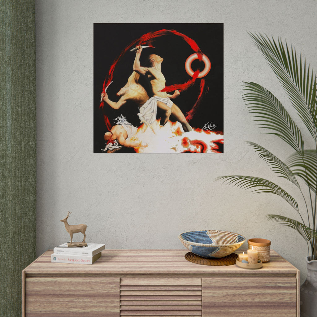 The Samurai's Vengeance Medieval Fantasy Fine Art Print