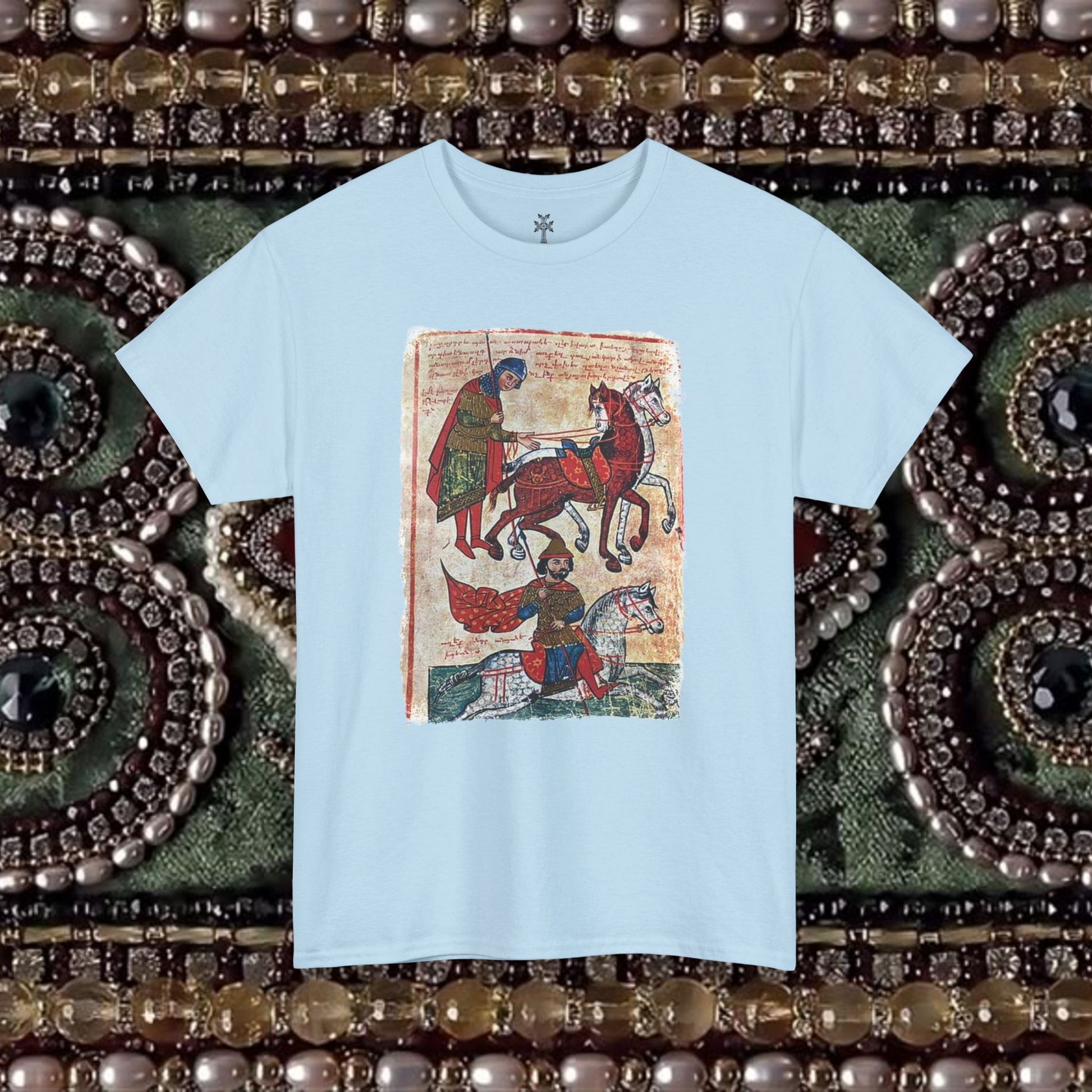 Ancient Armenian Manuscript Religious Graphic T-Shirt