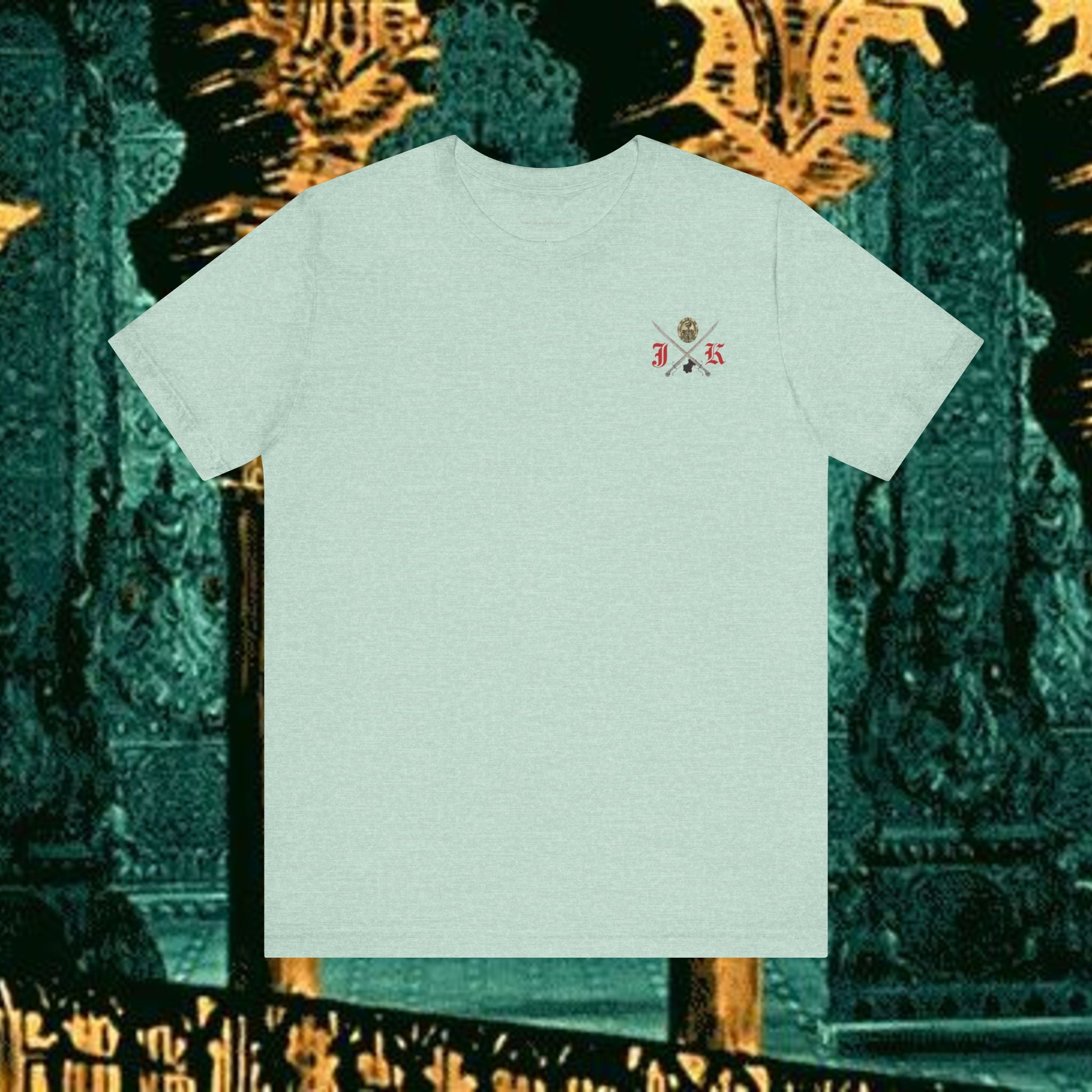 Mythic Vitalism, Sanguis Christianus Vetus Exploration and Adventure Inspired Graphic T Shirt Back Version