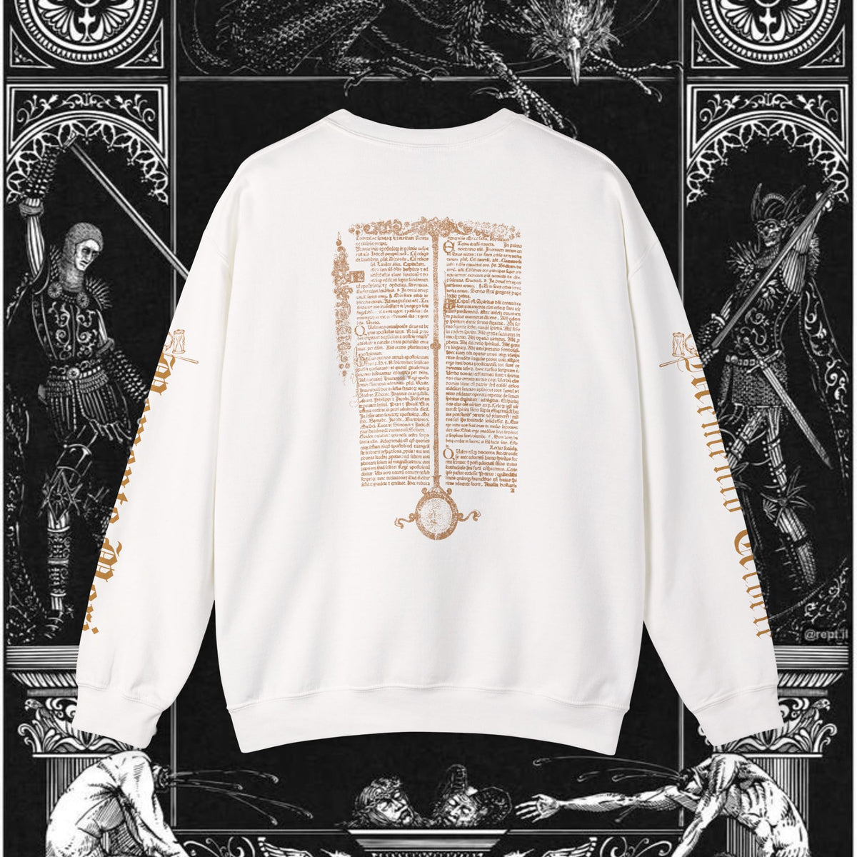 The Circle of Life Medieval Fantasy Inspired Graphic Sweatshirt