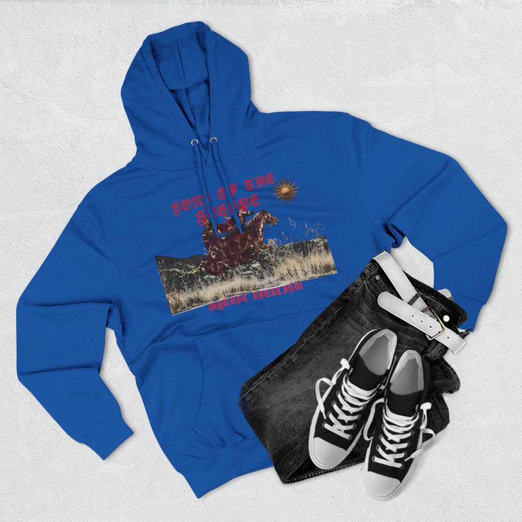 Son of the Steppe Fleece Medieval Graphic Hoodie