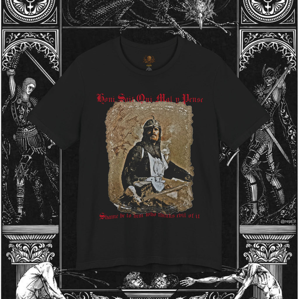 The Knight's Rest Medieval Fantasy Graphic T Shirt