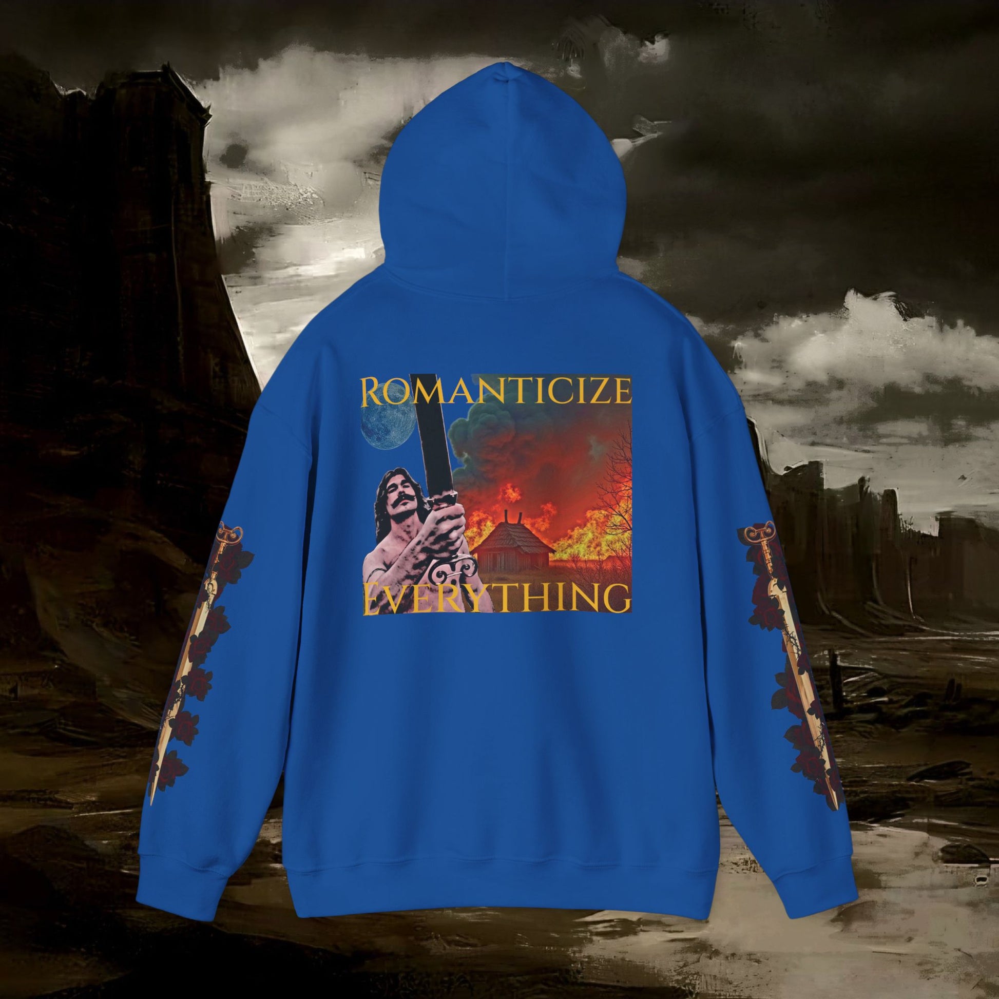 The Barbarian's Mirror Medieval Fantasy Inspired Unisex Hoodie