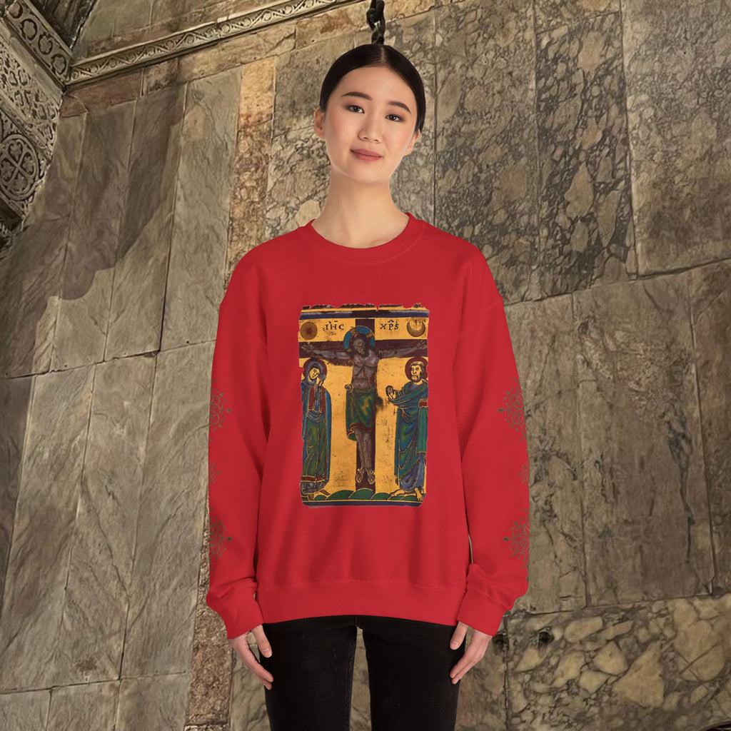 Byzantine art Sweatshirt iconographic desgin