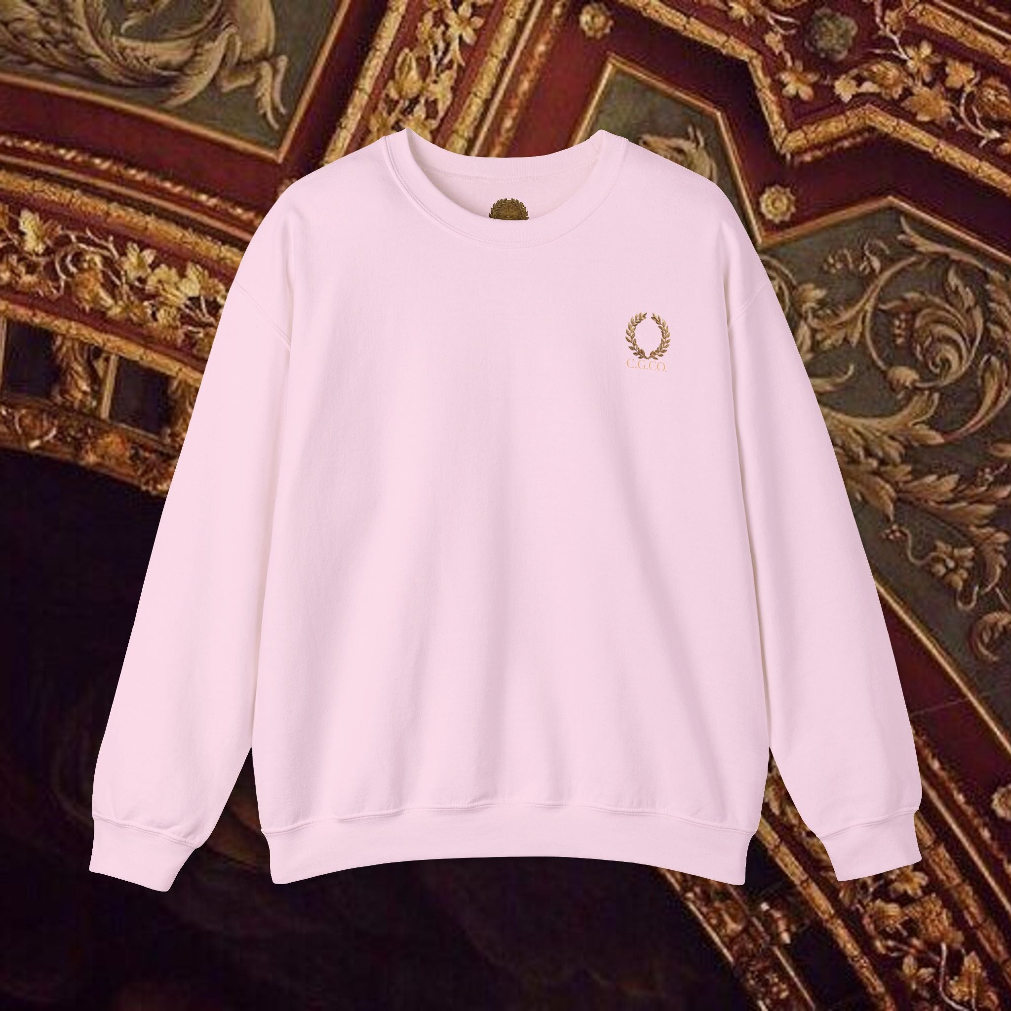 The Goddess's Protection Classically-Inspired Cotton Graphic Sweatshirt Back Version