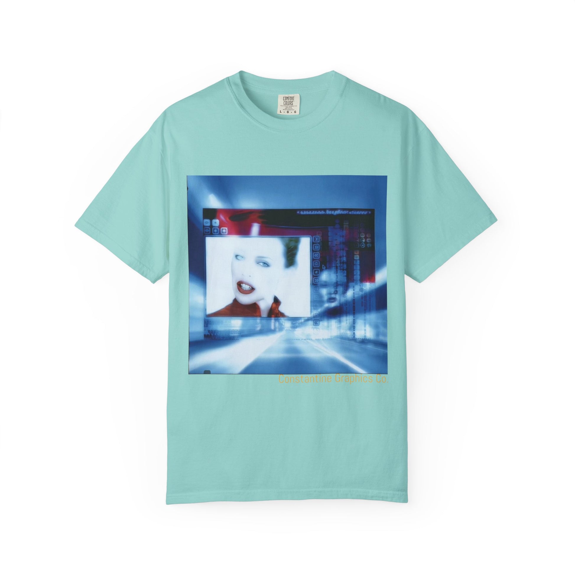 Digital Pop up Cyber Y2k Graphic TShirt