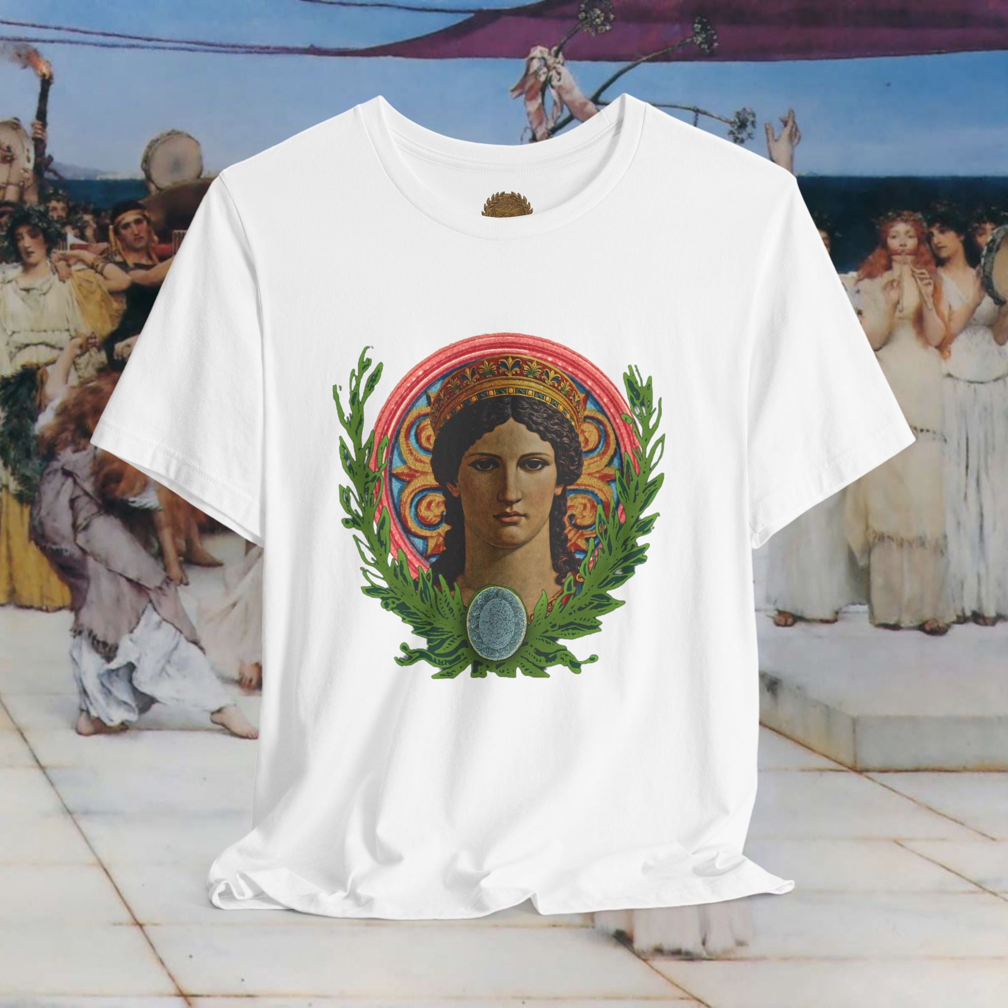 Hera's Wondering – Greek Goddess Coloured Diadem T-Shirt