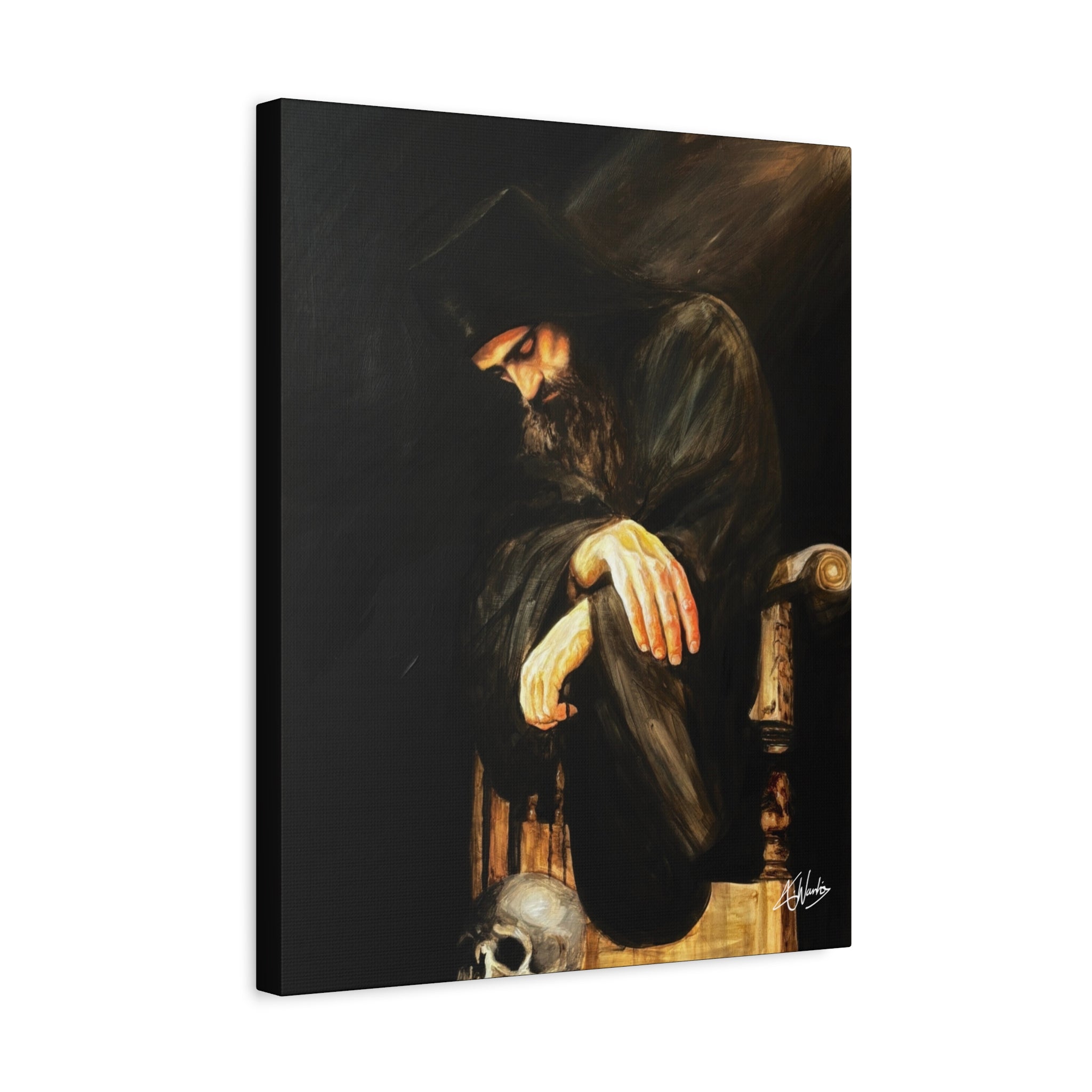 Man's Memento Medieval Fantasy Canvas
