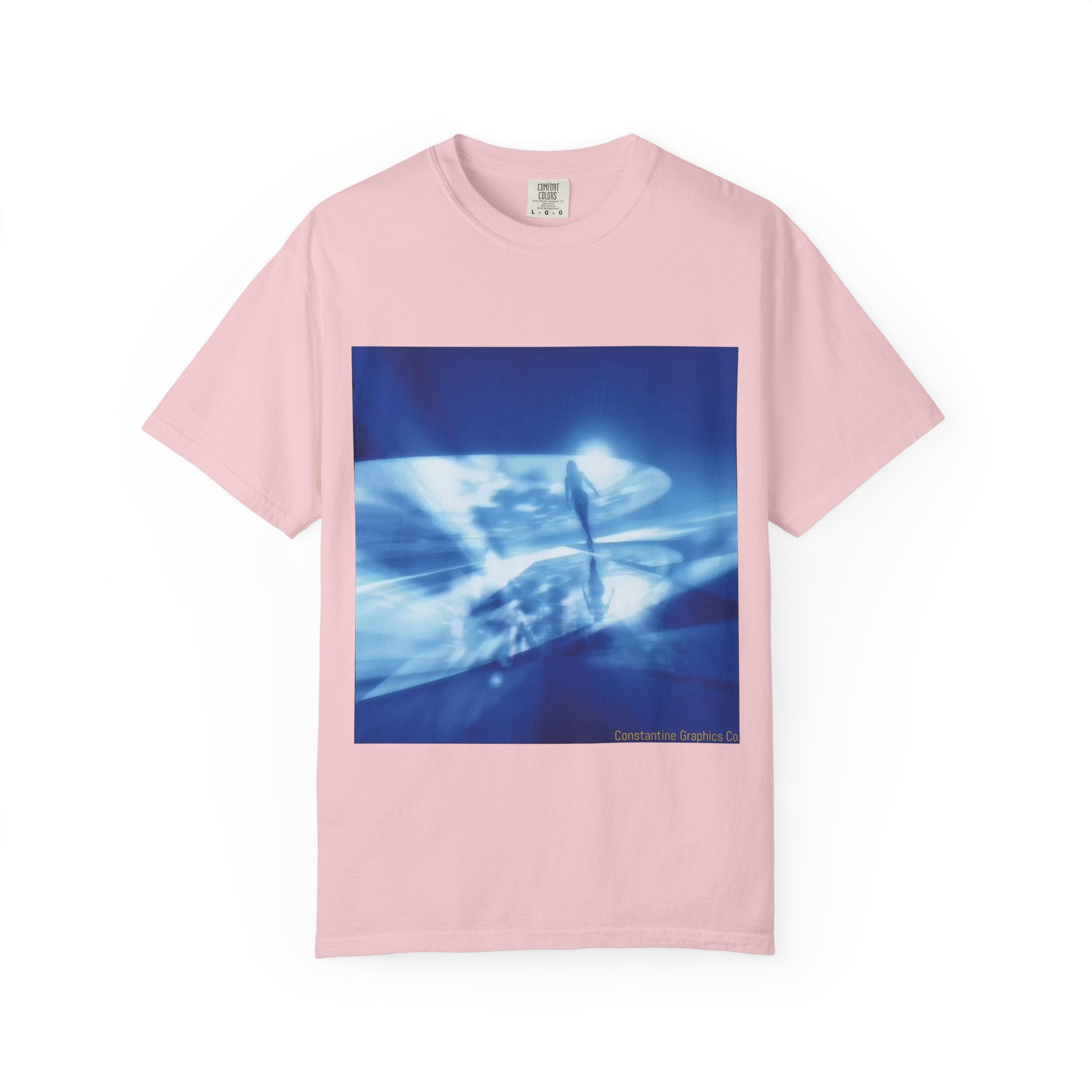 The Blue Portal Cyber Y2K Graphic T-Shirt