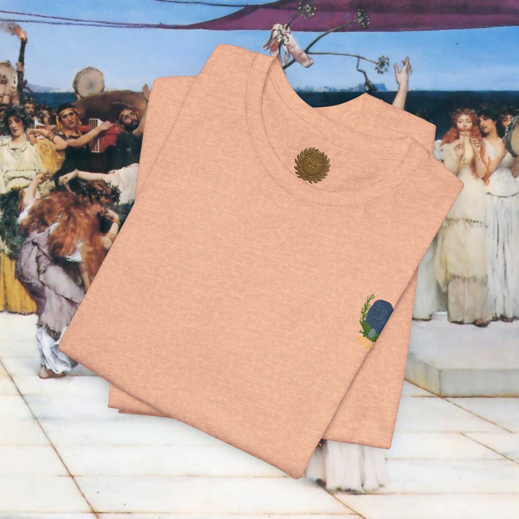 Roman Warrior Plumed Helmet Cameo T-Shirt