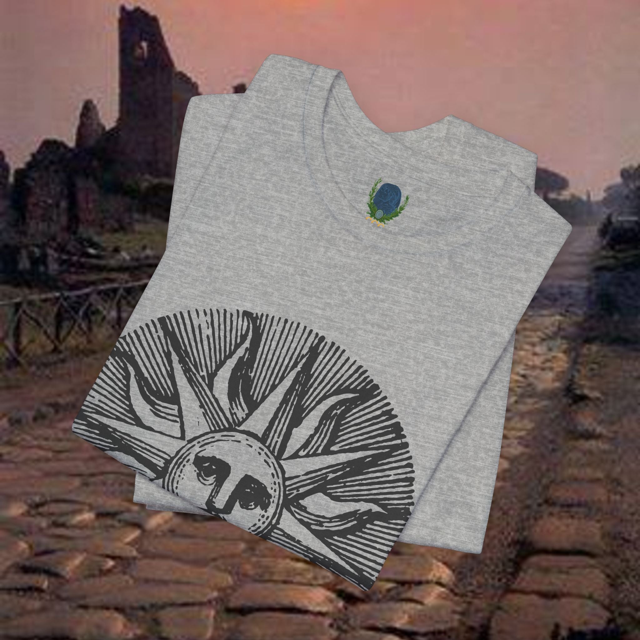 Summer Sun Mediterranean Graphic T-Shirt