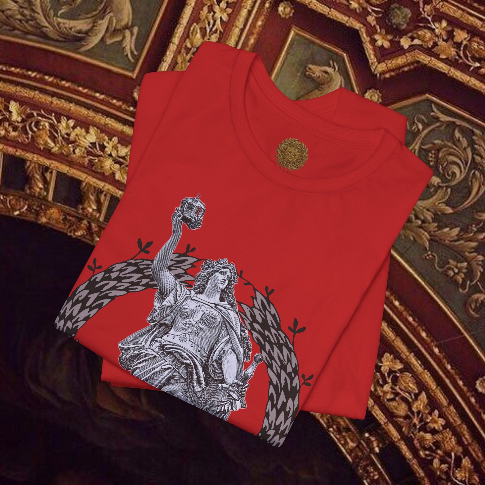Goddess Victory Neo-Classical Inspired Graphic T-Shirt