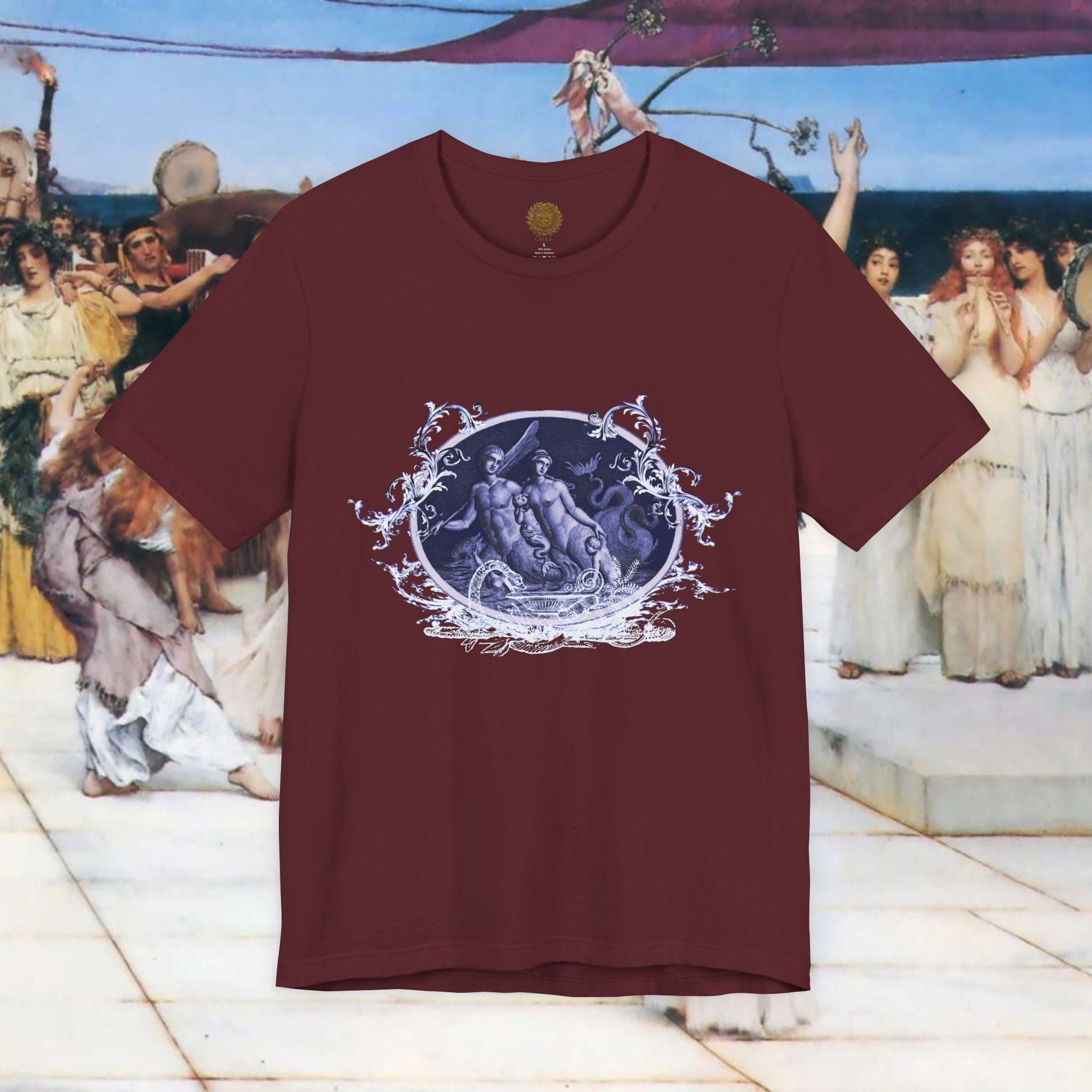 Dagon Graphic T-Shirt – Ancient Fish God of Mesopotamian Mythology | Classical History Gift