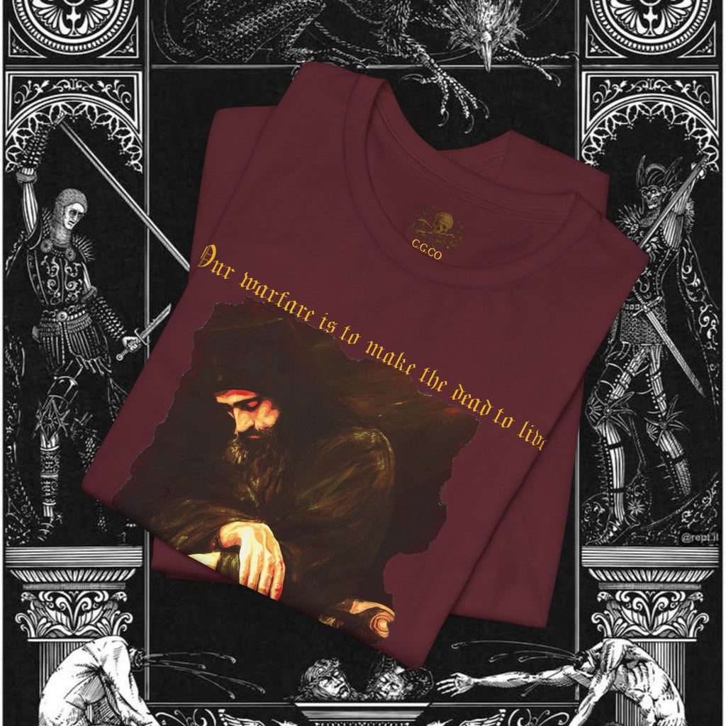 Man's Memento Medieval Fantasy Graphic T Shirt