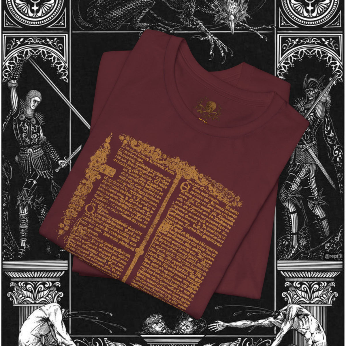 The Circle of Life Medieval Fantasy Inspired Graphic Shirt