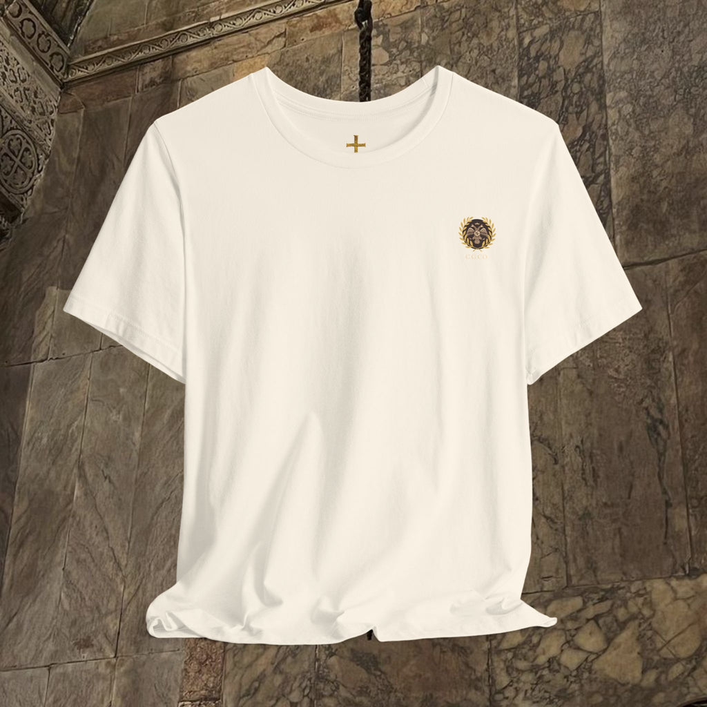 The Last Great Emperor Byzantine Inspired Cotton Graphic T-shirt Back Version