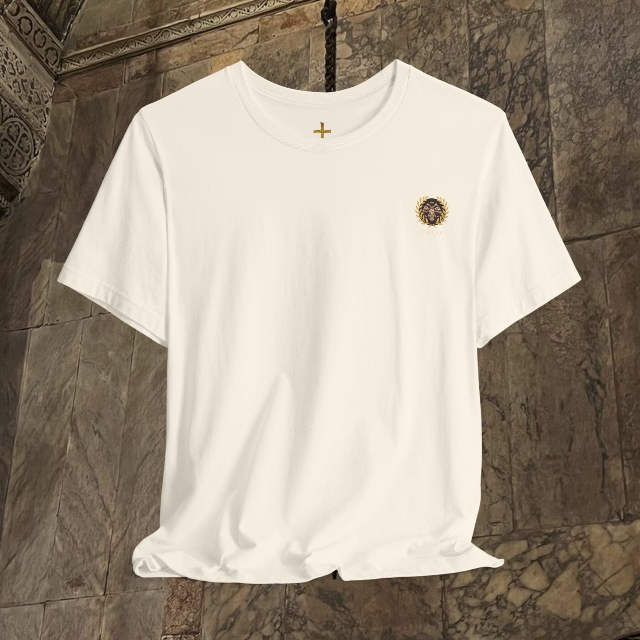 The Last Great Emperor Byzantine Inspired Cotton Graphic T-shirt Back Version