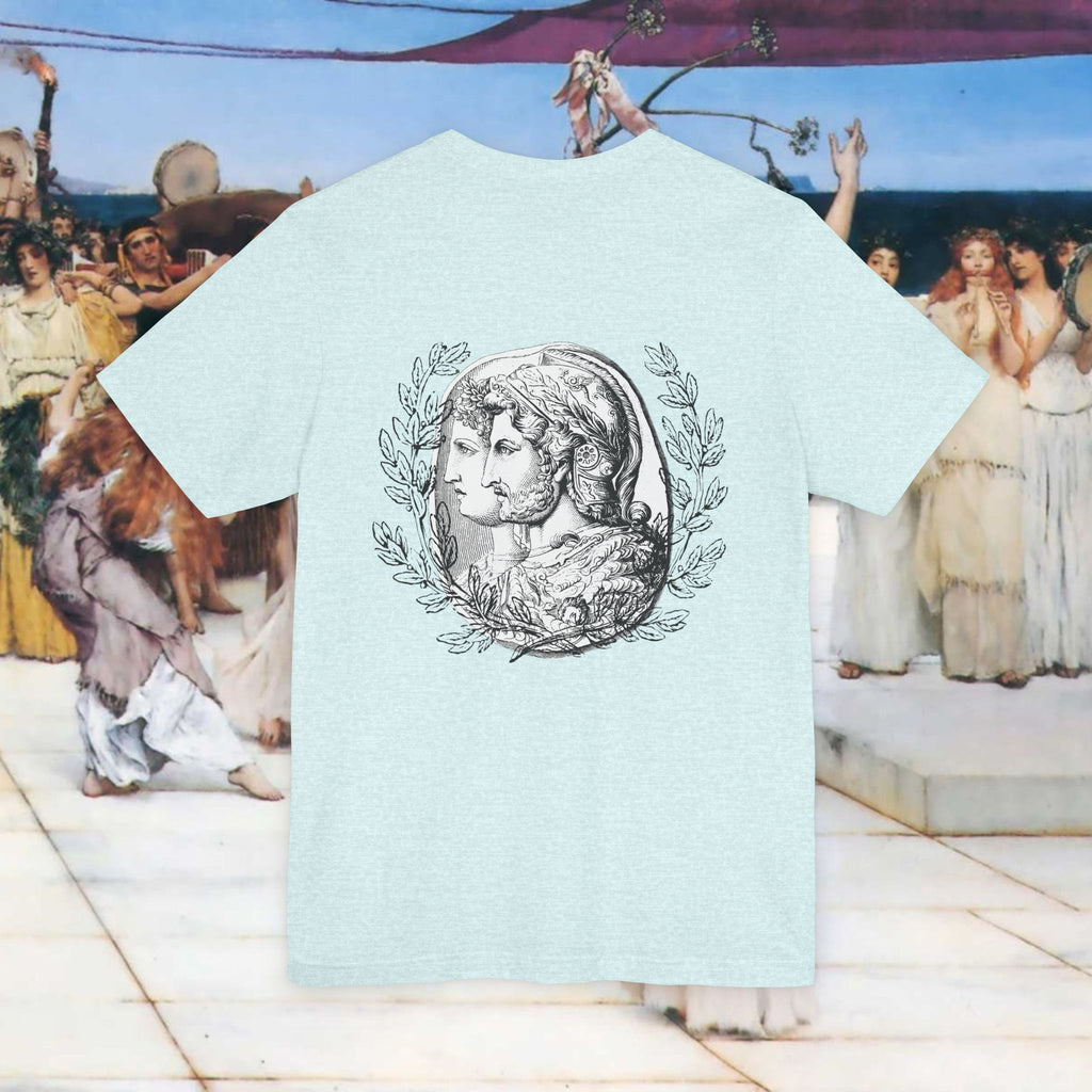 Roman Warrior Plumed Helmet Cameo T-Shirt