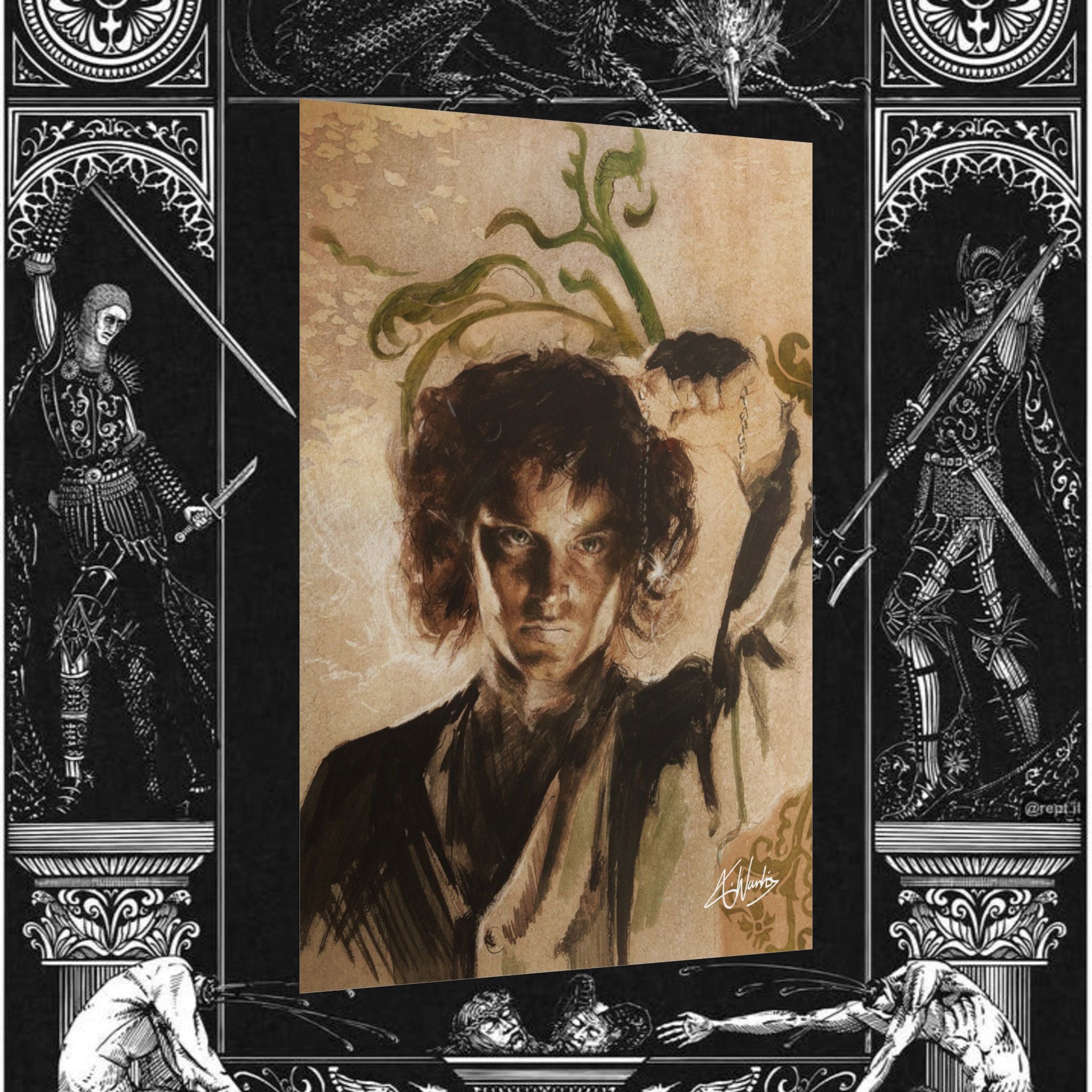 The Last Temptation Medieval Fantasy Print