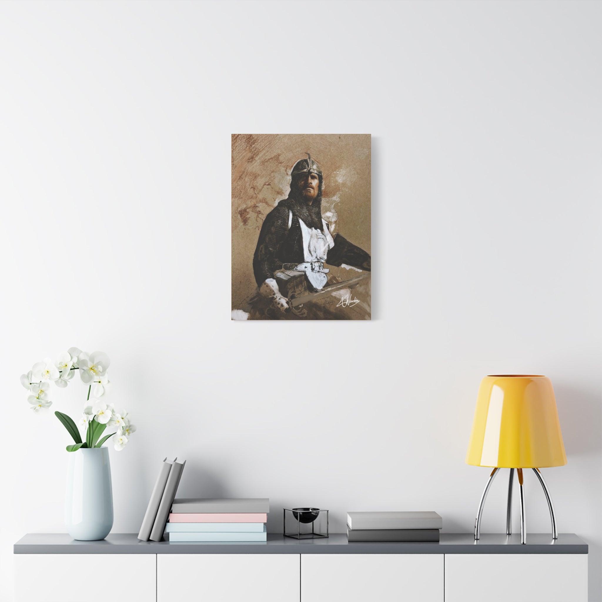 The Knight's Rest Medieval Fantasy Canvas