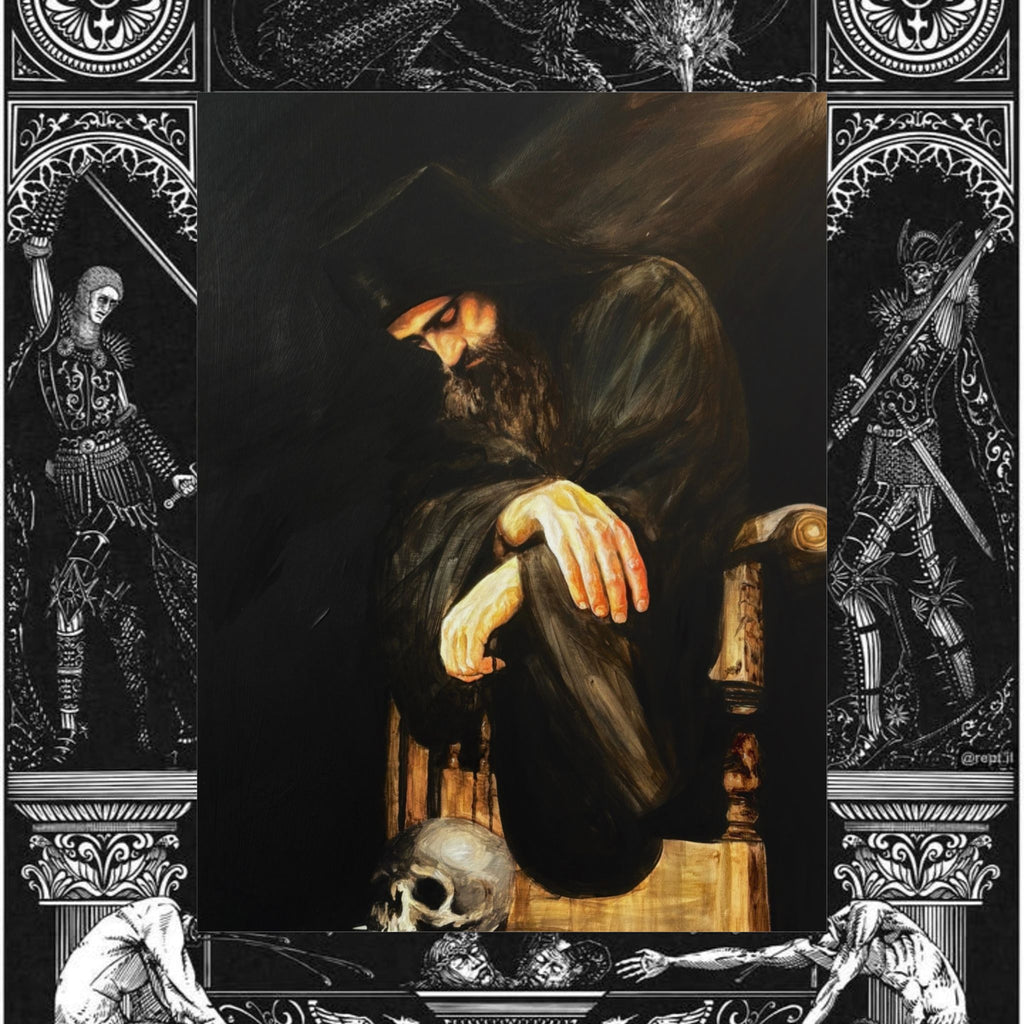 Man's Memento Medieval Fantasy Fine Art Print