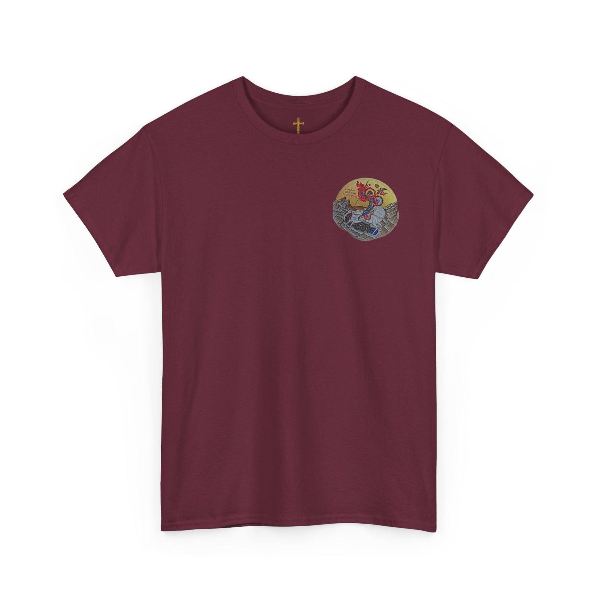 George the Dragon Slayer Graphic T-Shirt, Unisex Heavy Cotton Shirt