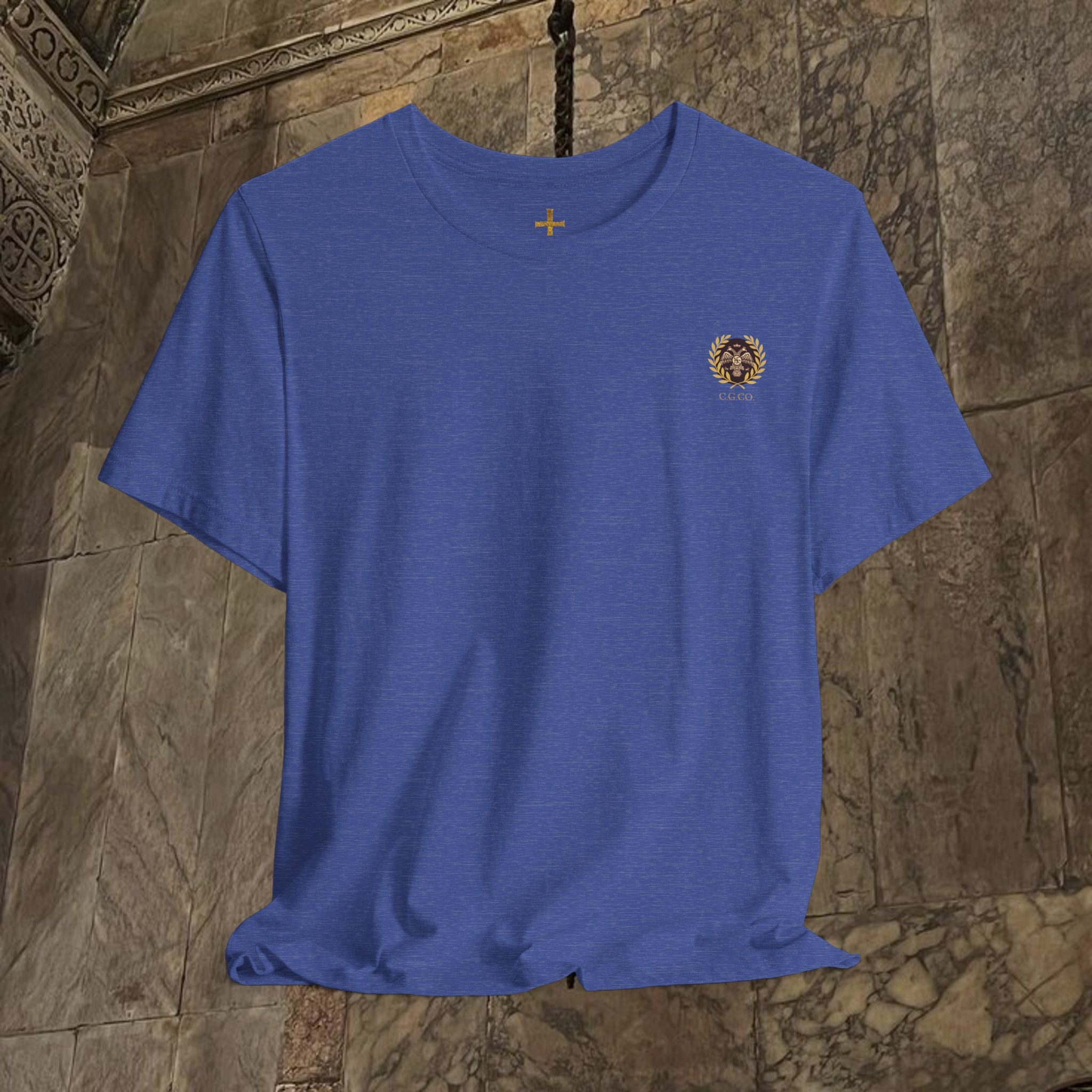 The Last Great Emperor Byzantine Inspired Cotton Graphic T-shirt Back Version