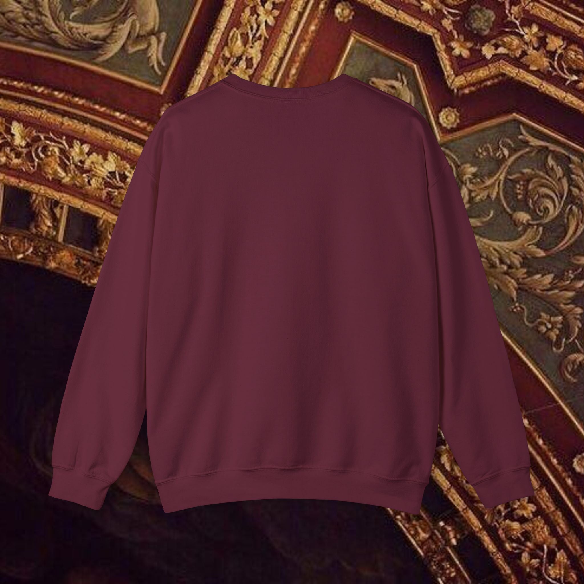 Beauty Through Strength Classically-Inspired Cotton Graphic Sweatshirt