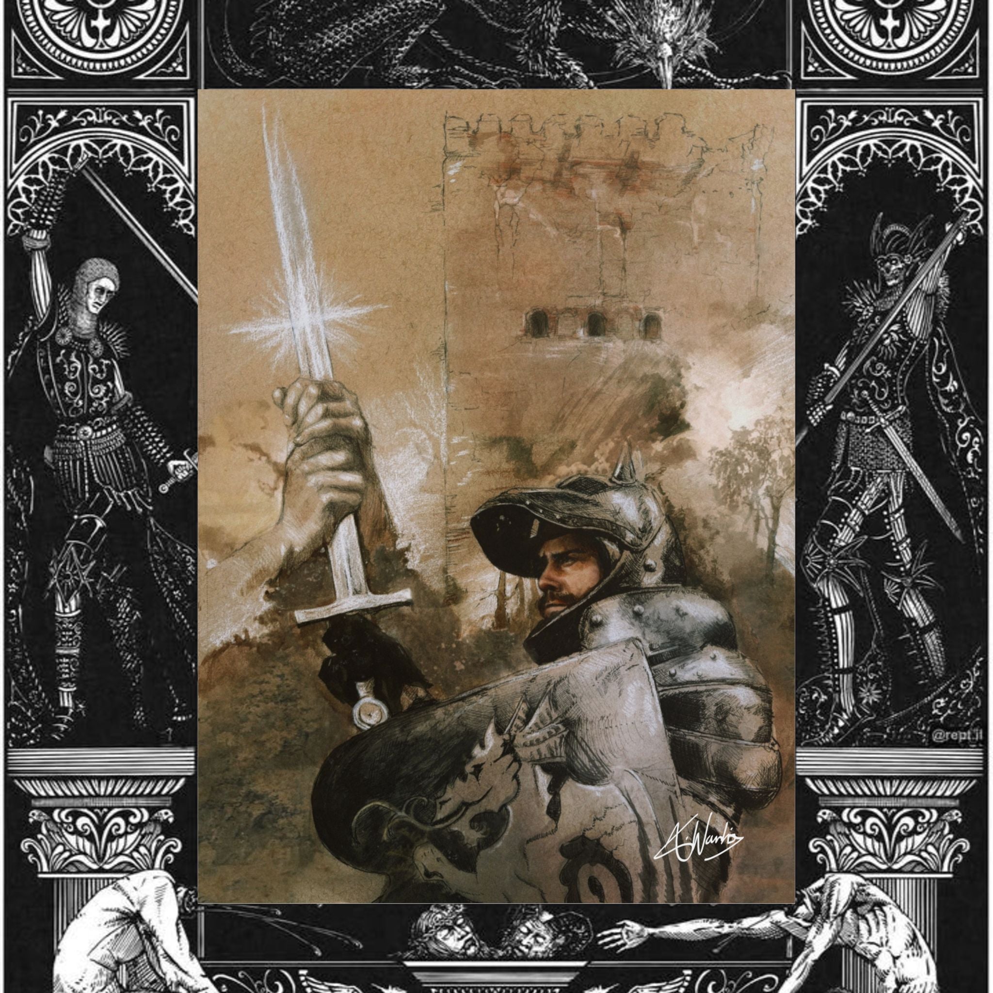 The King's Destiny Medieval Fantasy Print