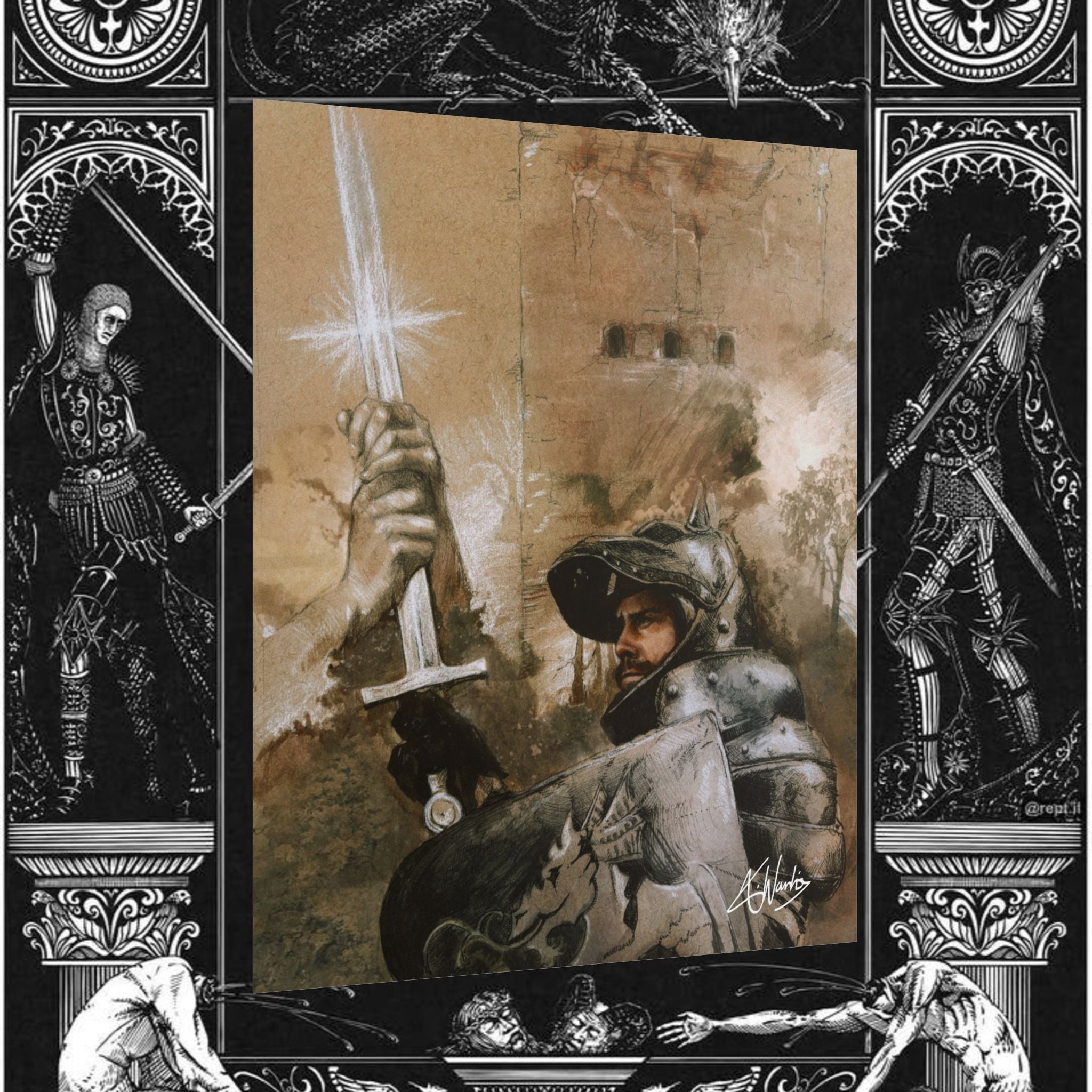 The King's Destiny Medieval Fantasy Print
