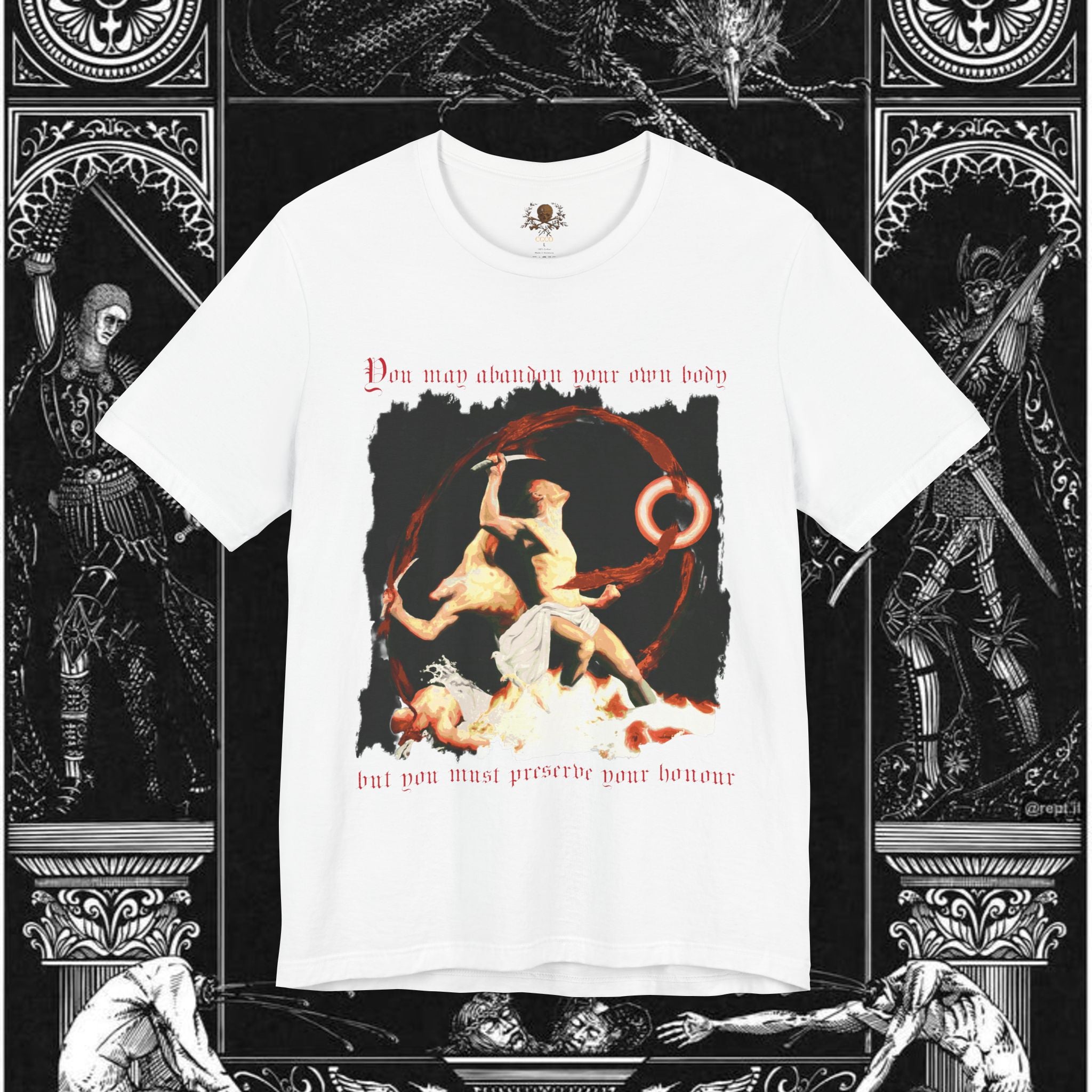 The Samurai's Vengeance Medieval Fantasy Graphic Shirt