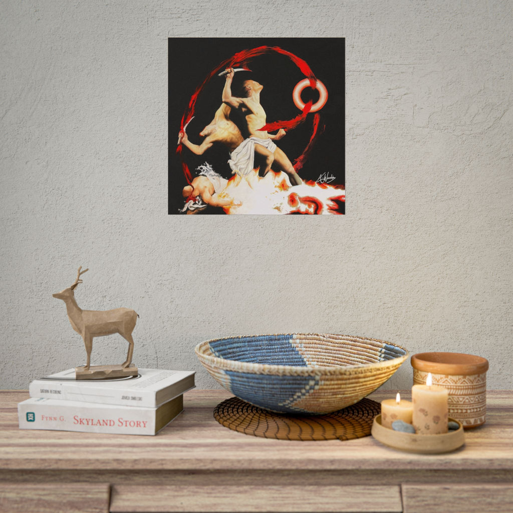 The Samurai's Vengeance Medieval Fantasy Fine Art Print