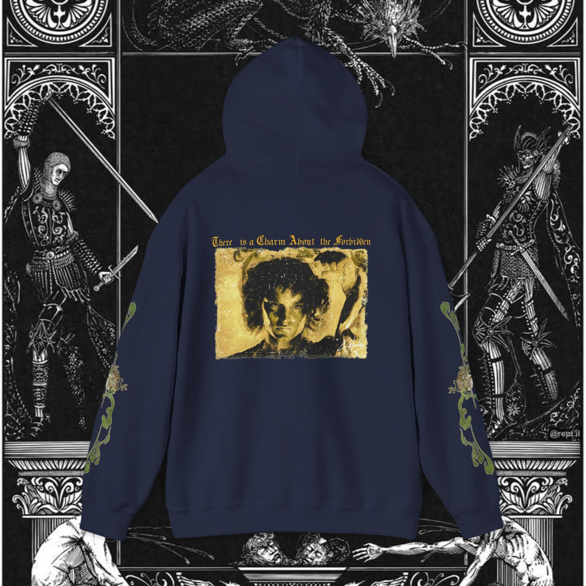 The Last Temptation Medieval Fantasy Graphic Hoodie
