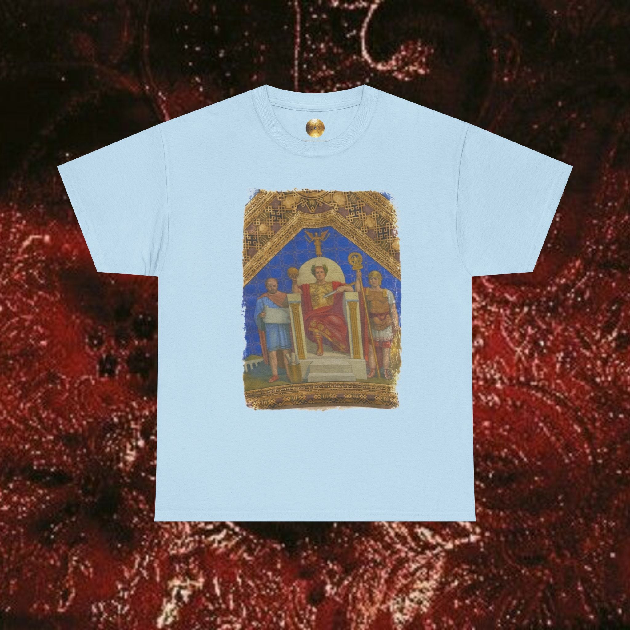 Imperial Throne Art Graphic T-Shirt- Eternal Ruler Design | Constantine Graphics