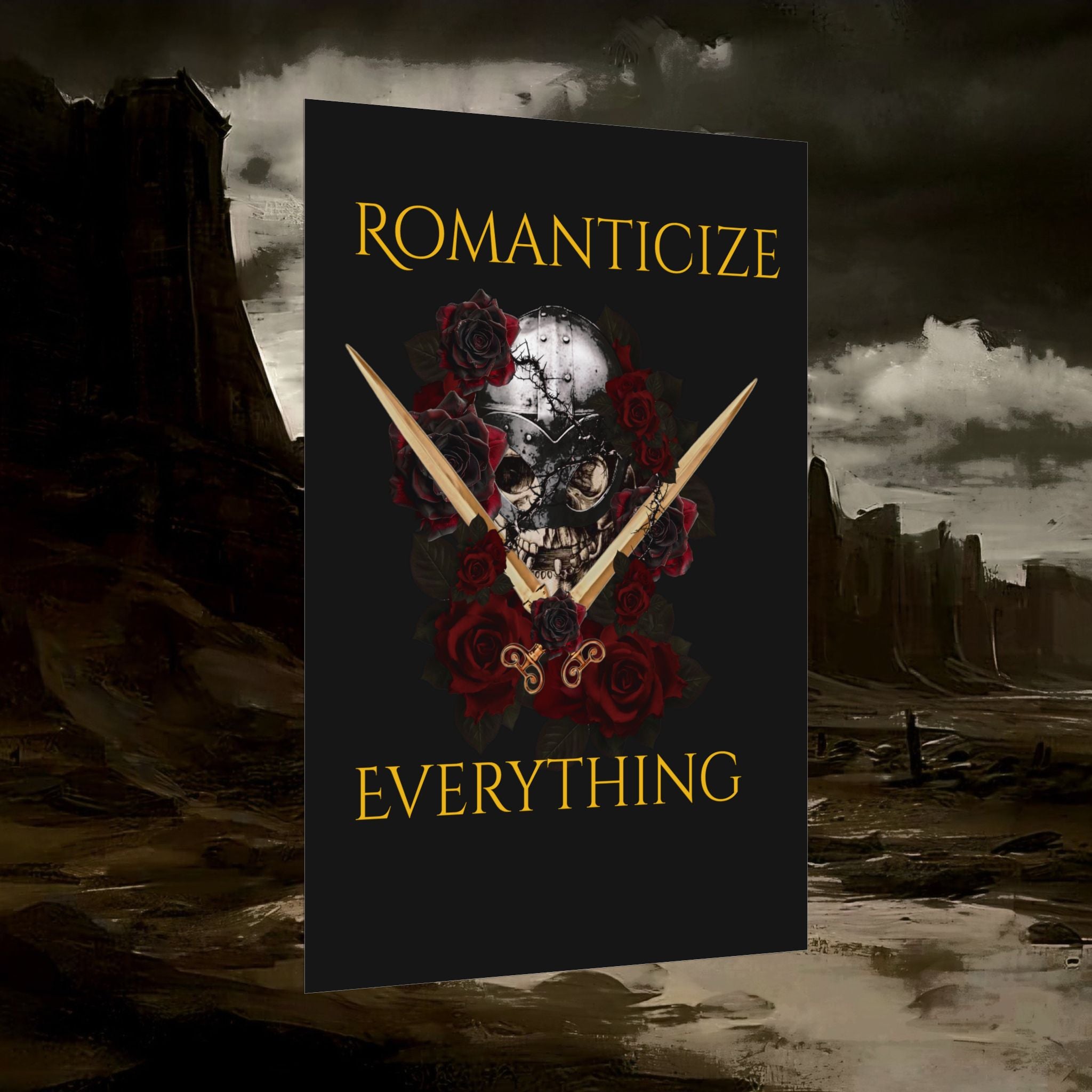 The Barbarian's Fate Early Medieval Fantasy Saxon themed Rolled Posters